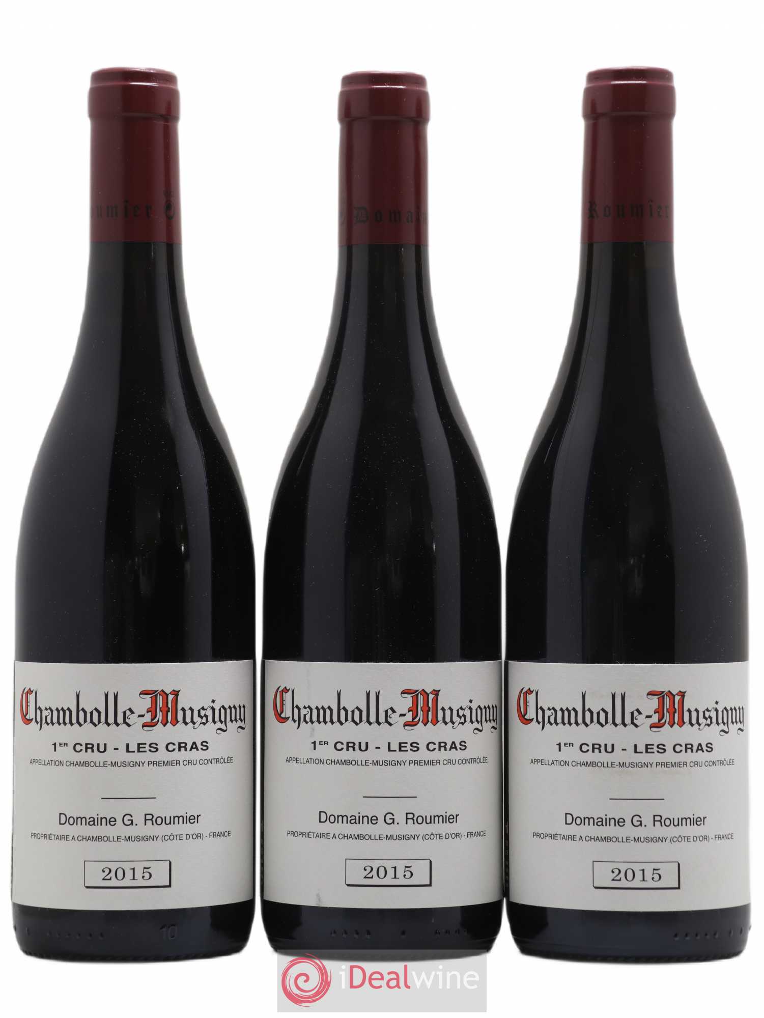 Chambolle-Musigny 1er Cru Les Cras Georges Roumier (Domaine) 2015 - Lot de 3 bouteilles - 0