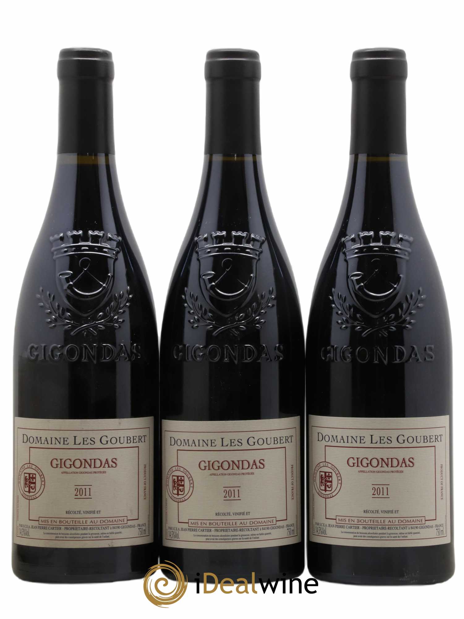 Gigondas Domaine Goubert 2011 - Lot de 3 bouteilles - 0