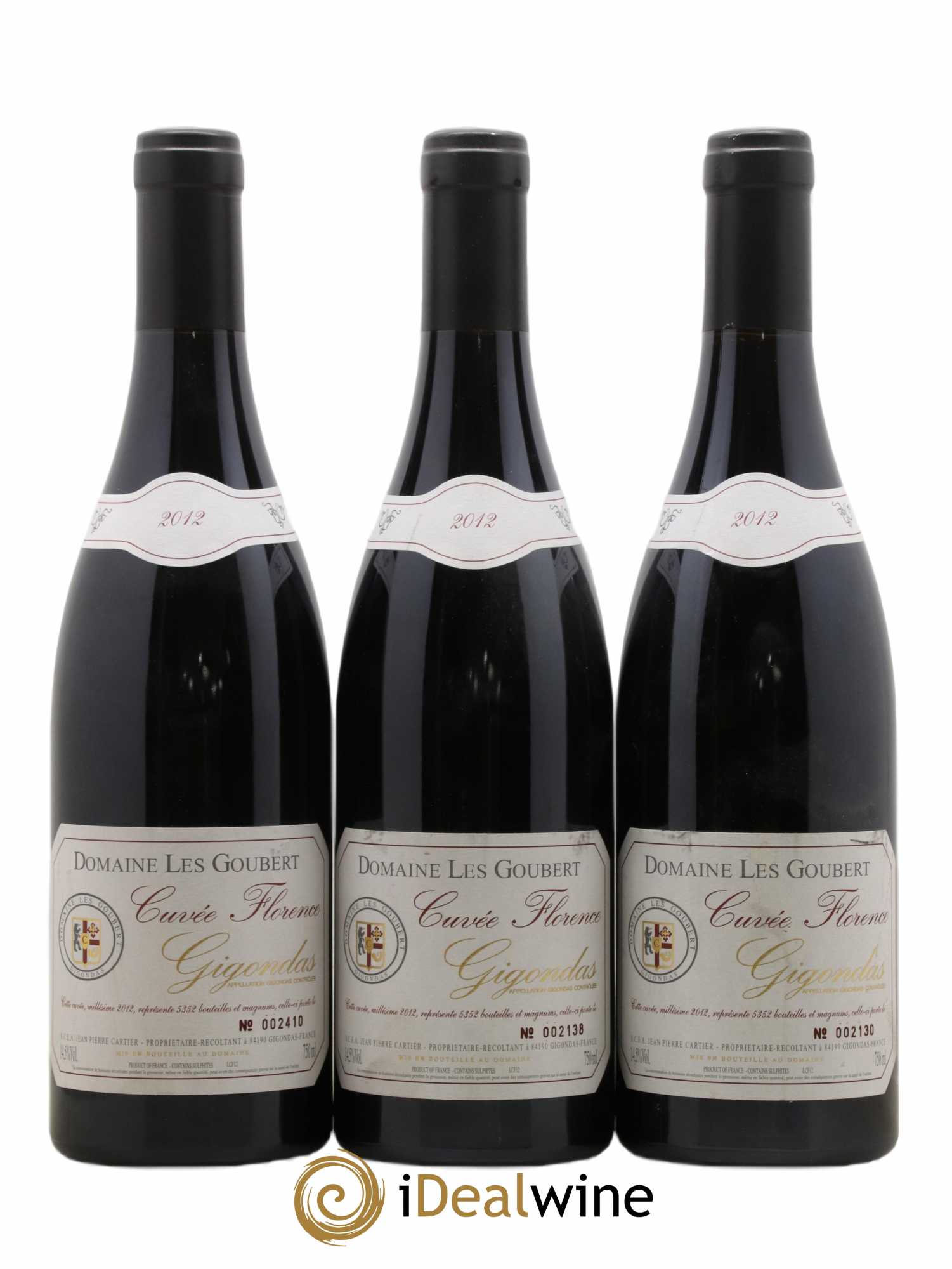 Gigondas Cuvée Florence Domaine Goubert 2012 - Posten von 6 Flaschen - 1