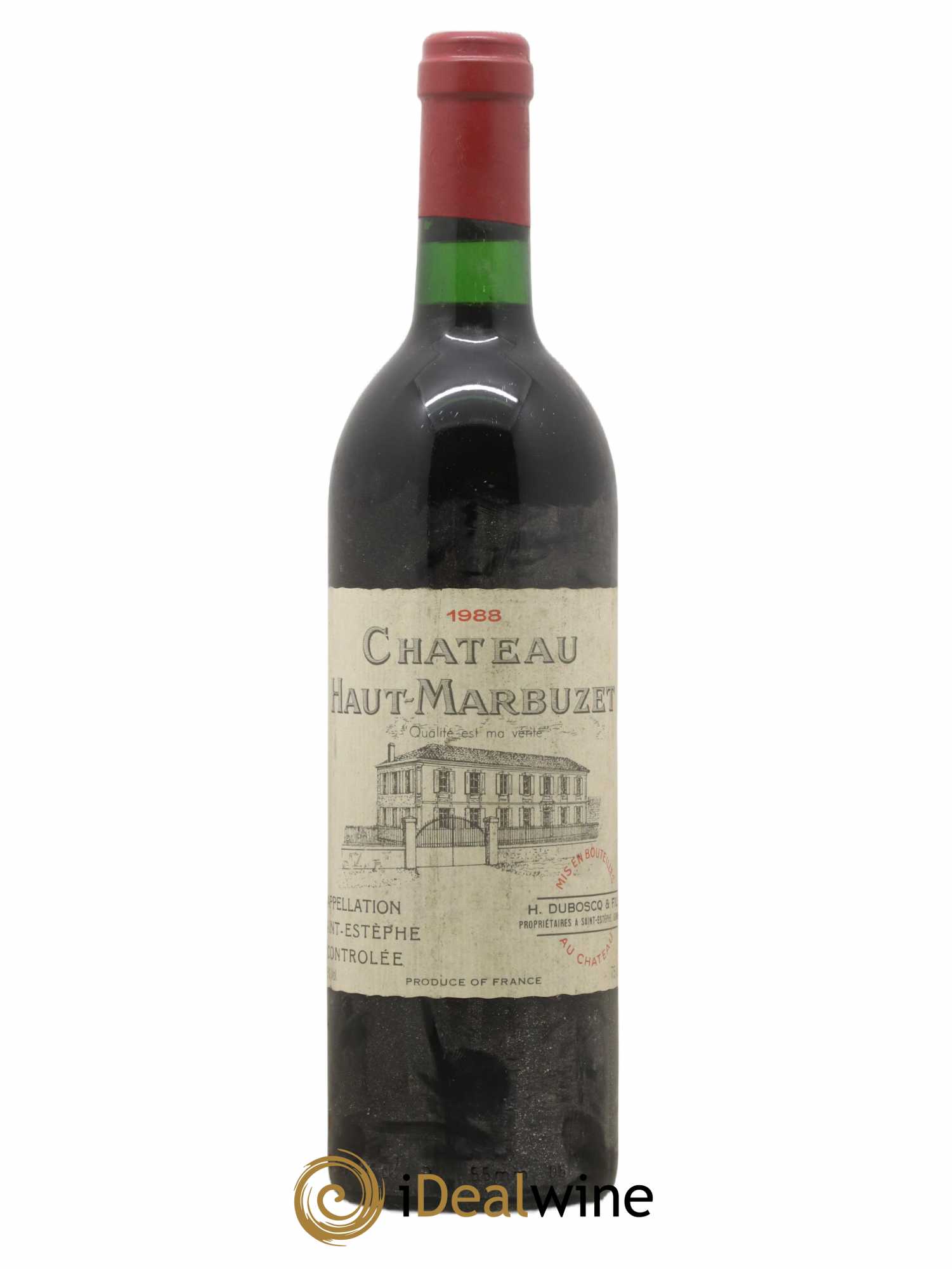 Château Haut Marbuzet 1988 - Lot de 1 bouteille - 0