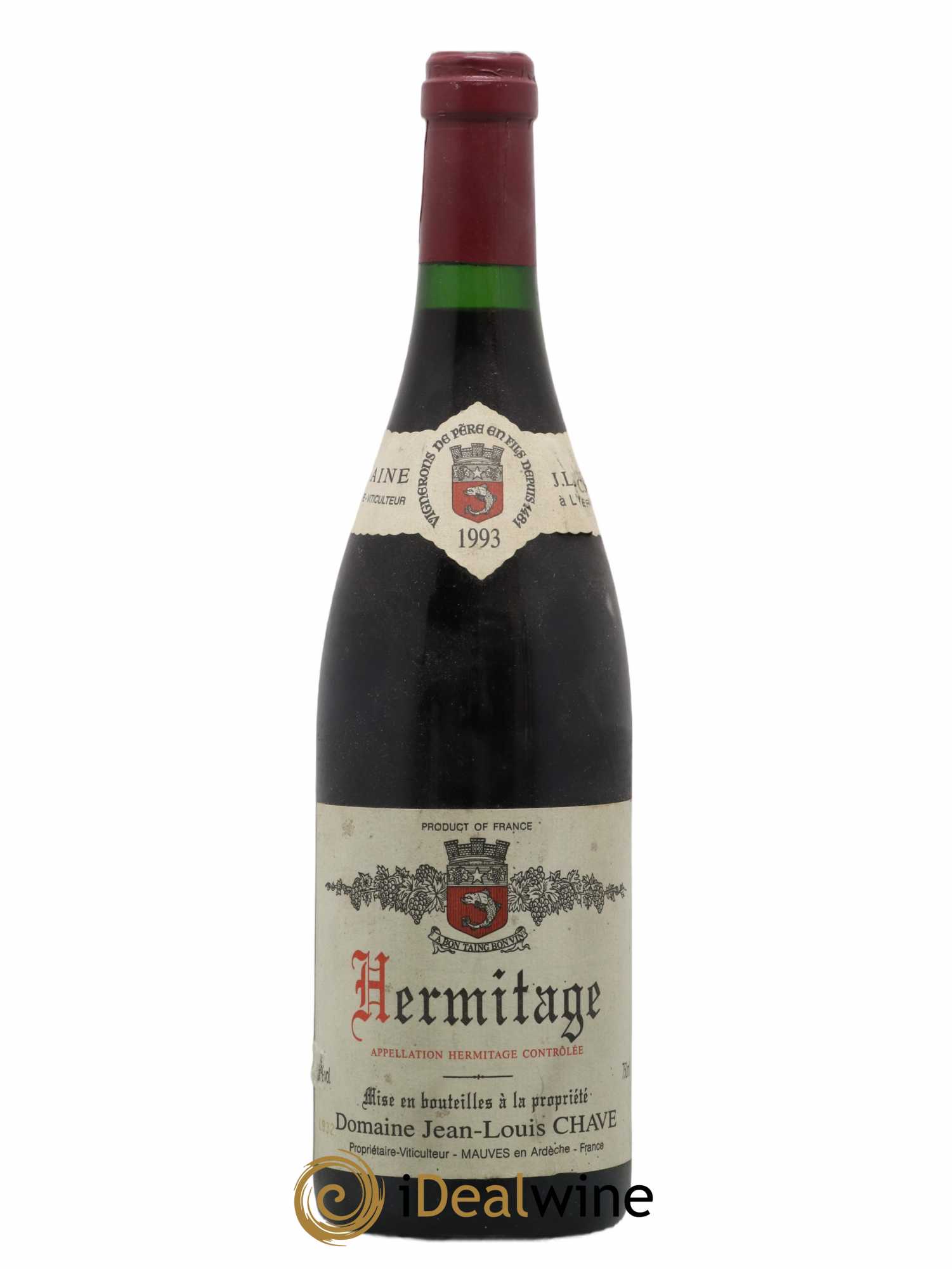 Hermitage Jean-Louis Chave 1993 - Lot de 1 bouteille - 0