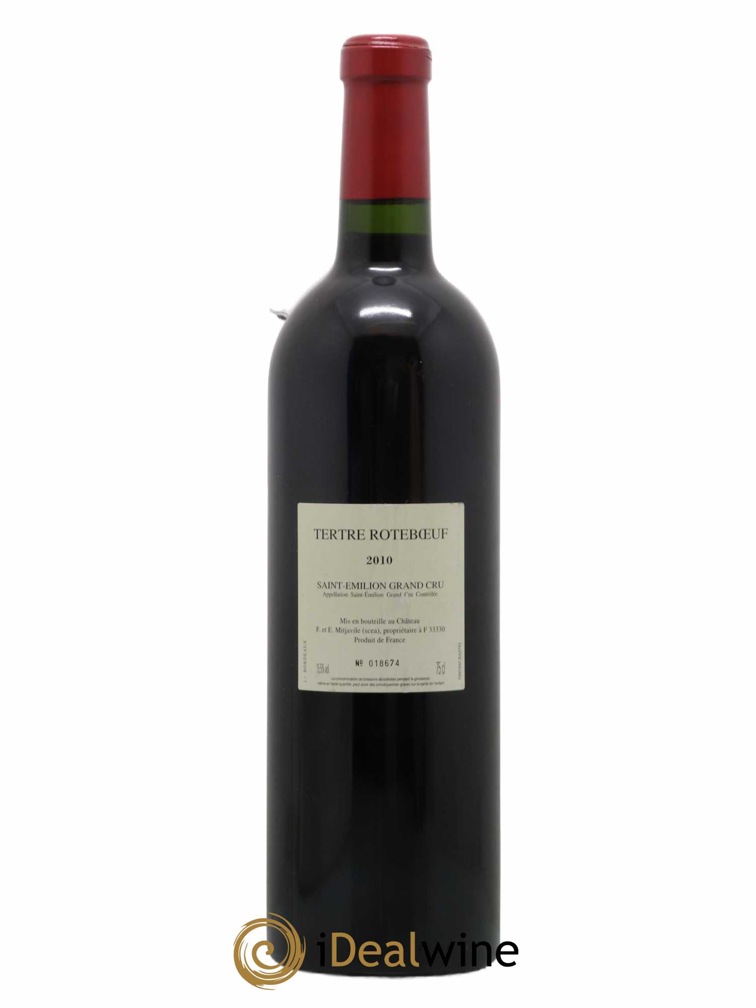 Château Tertre Roteboeuf 2010 - Lot de 1 bouteille - 1