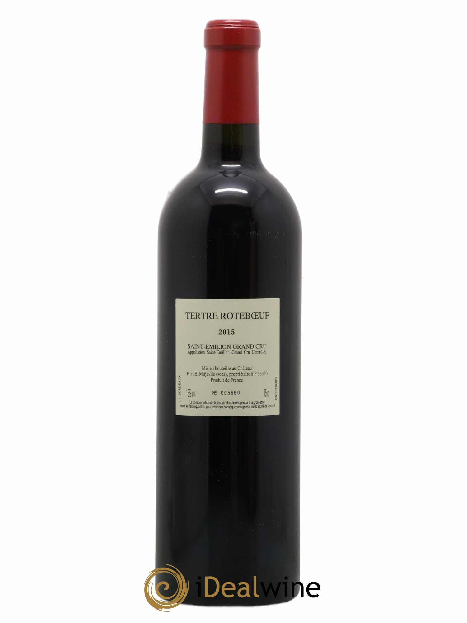 Château Tertre Roteboeuf 2015 - Lot de 1 bouteille - 1