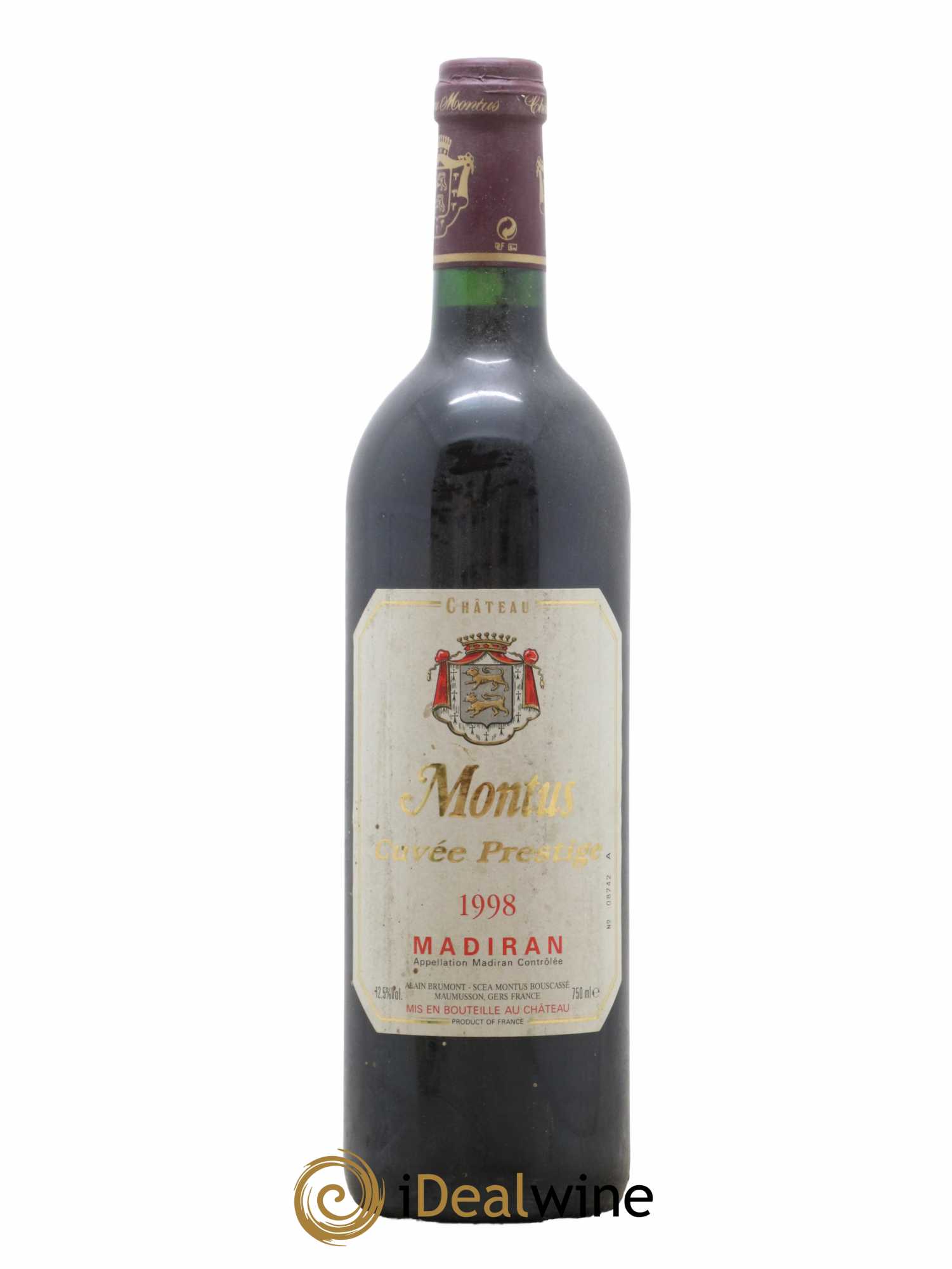 Madiran Château Montus-Prestige Alain Brumont 1998 - Lot de 1 bouteille - 0