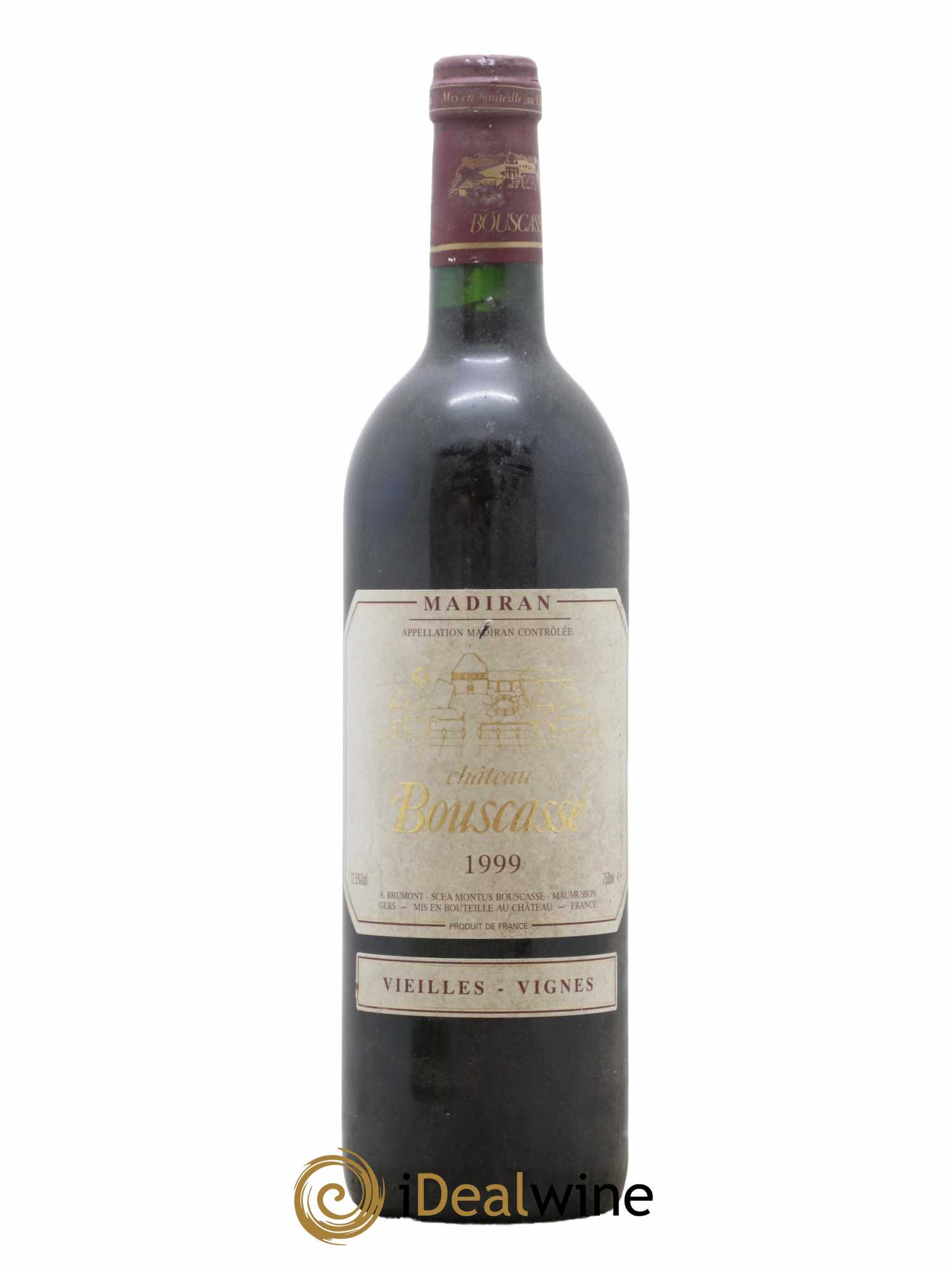 Madiran Vieilles Vignes Château Bouscassé - Alain Brumont 1999 - Lot de 1 bouteille - 0