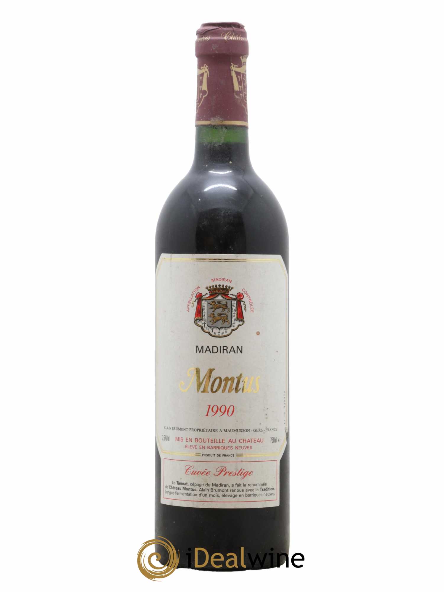 Madiran Château Montus-Prestige Alain Brumont 1990 - Lotto di 1 bottiglia - 0