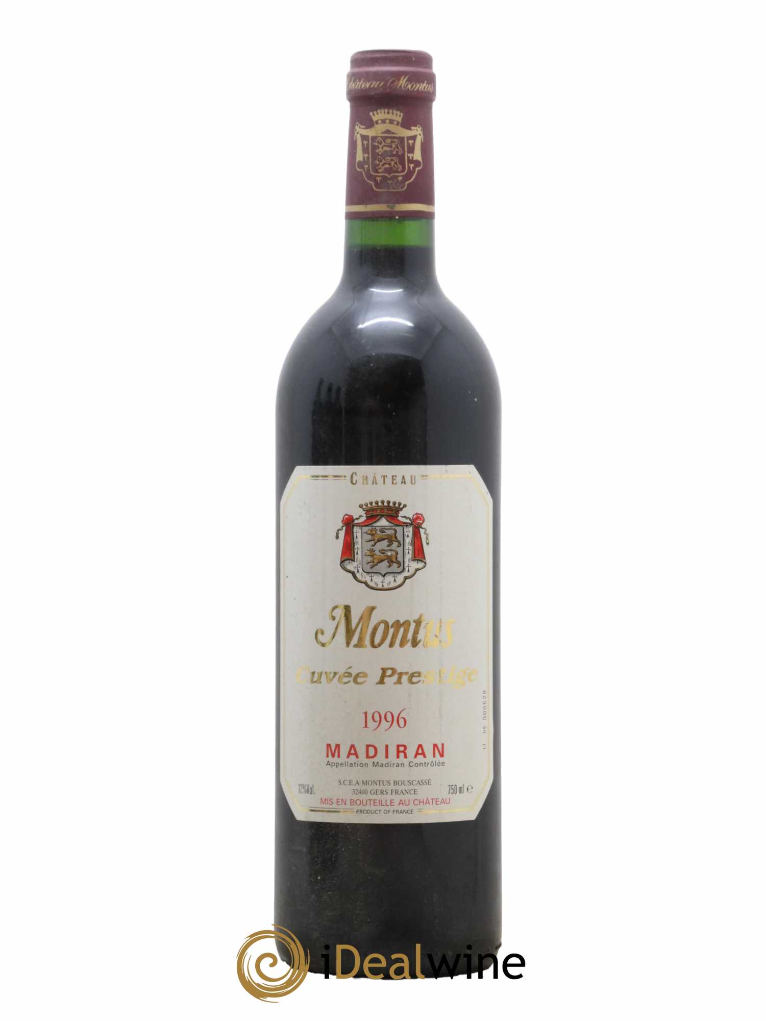Madiran Château Montus-Prestige Alain Brumont 1996 - Lot de 1 bouteille - 0