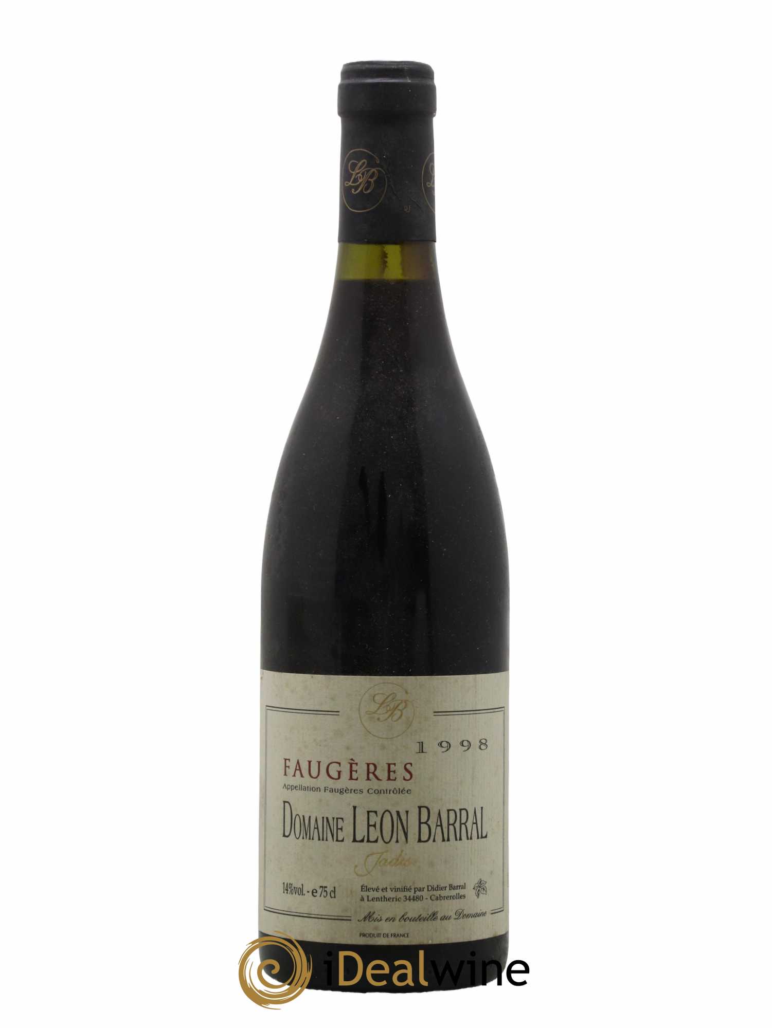 Faugères Jadis Domaine Léon Barral 1998 - Lot de 1 bouteille - 0