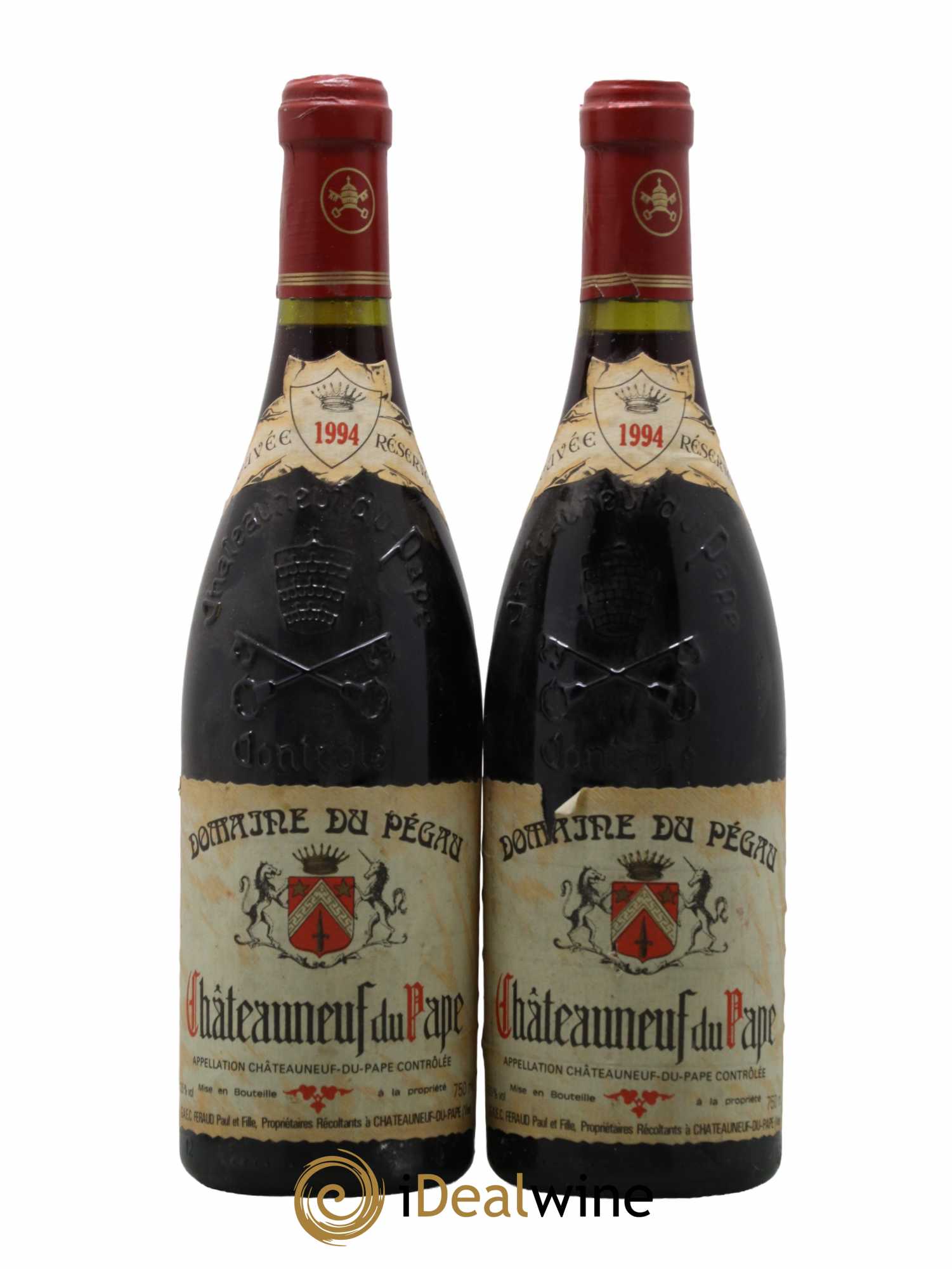 Châteauneuf-du-Pape Domaine du Pégau Cuvée Réservée Paul et Laurence Féraud 1994 - Lot de 2 bouteilles - 0