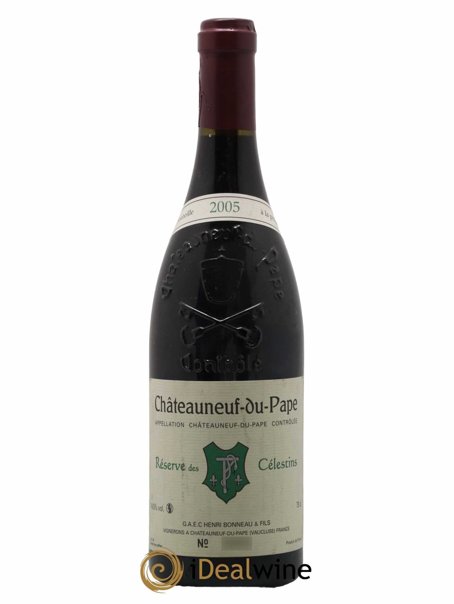Châteauneuf-du-Pape Réserve des Célestins Henri Bonneau & Fils 2005 - Posten von 1 Flasche - 0