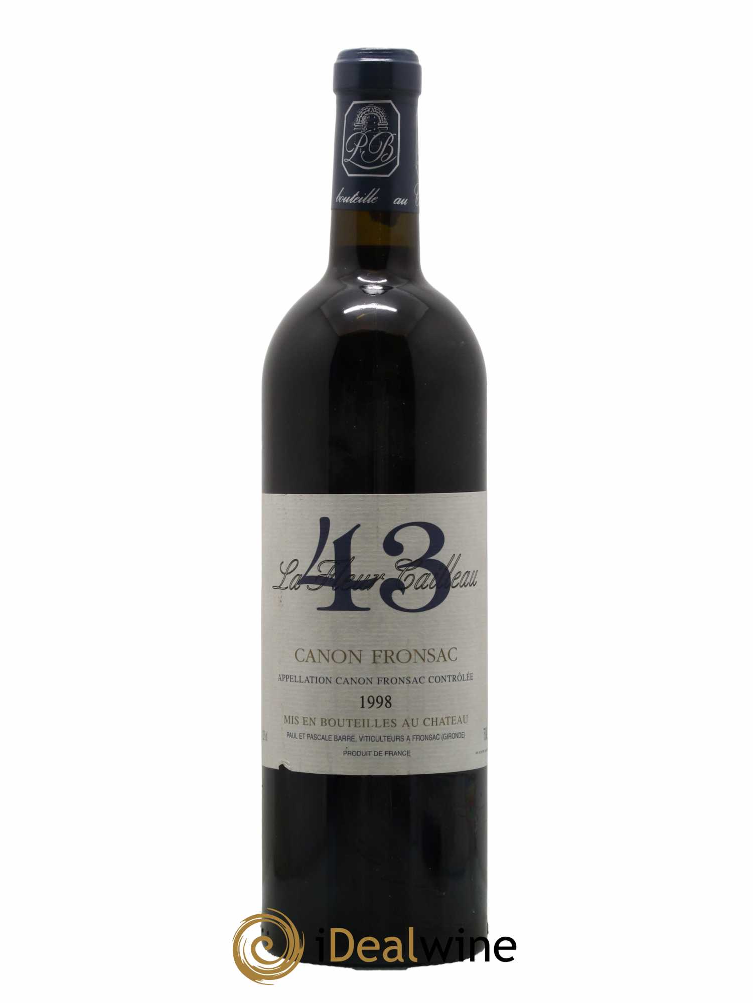 Canon-Fronsac La Fleur Cailleau 1998 - Lot de 1 bouteille - 0