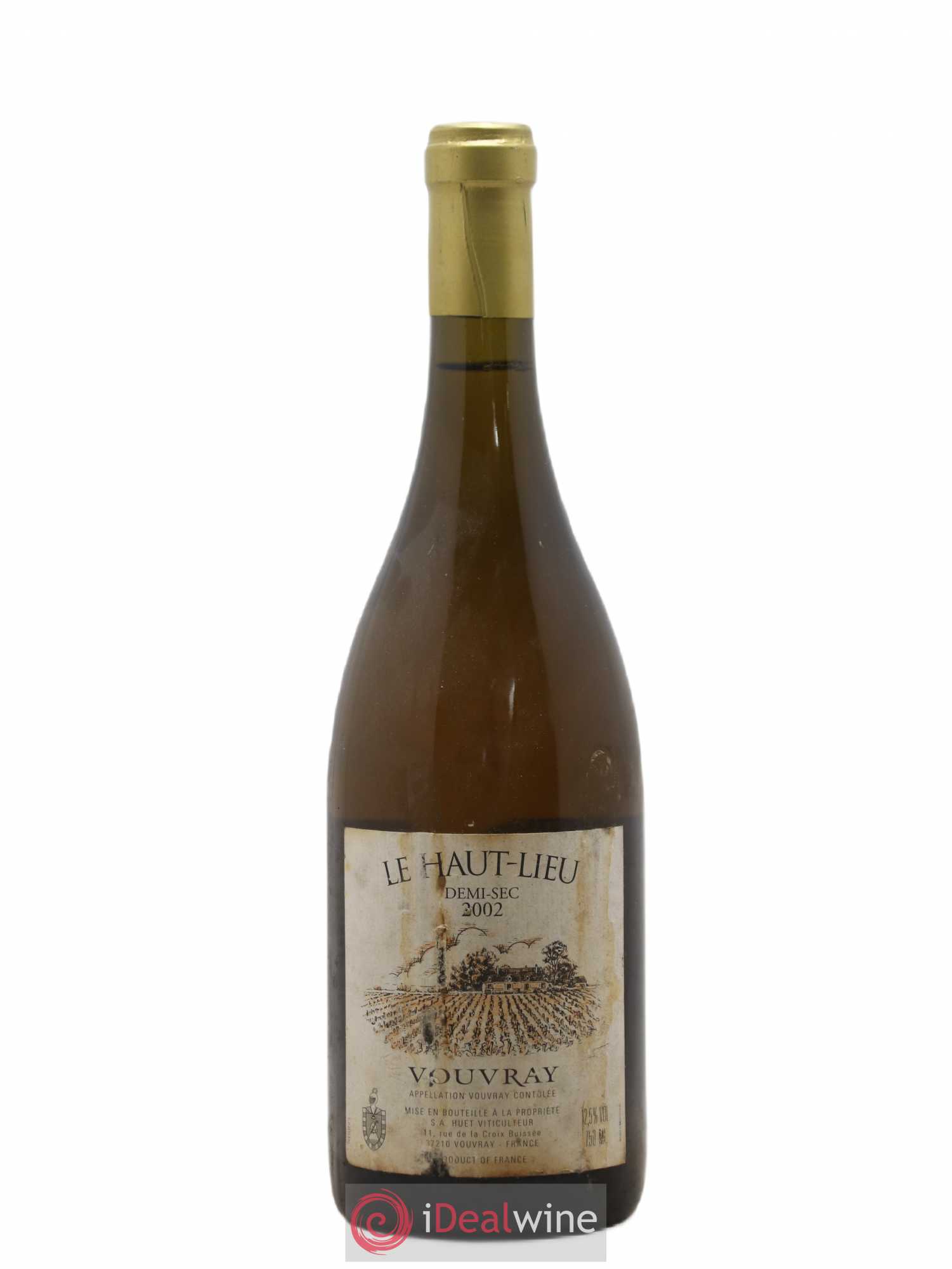 Vouvray Le Haut-Lieu Demi-Sec Domaine Huet 2002 - Lot de 1 bouteille - 0