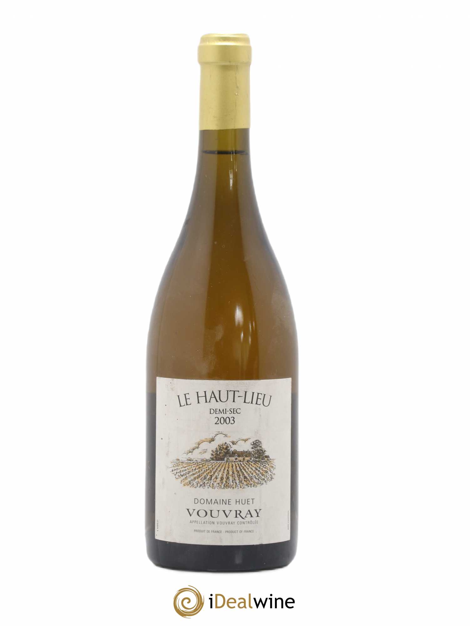 Vouvray Le Haut-Lieu Demi-Sec Domaine Huet 2003 - Lot de 1 bouteille - 0