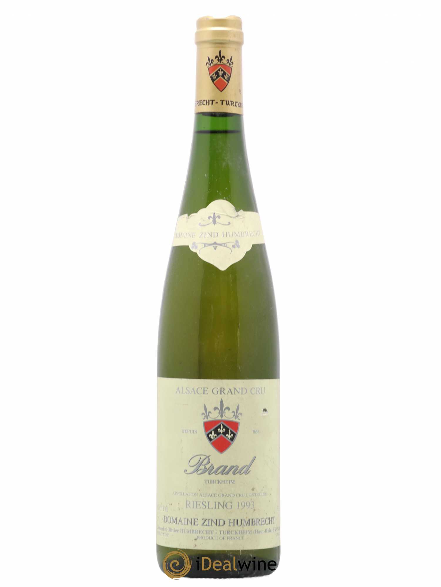 Alsace Riesling Grand Cru Brand Zind-Humbrecht (Domaine) 1993 - Lot de 1 bouteille - 0