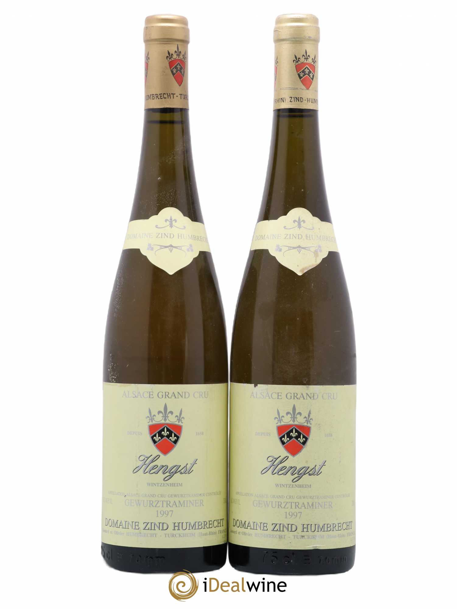 Alsace Gewurztraminer Grand Cru Hengst Zind-Humbrecht (Domaine) 1997 - Lot de 2 bouteilles - 0