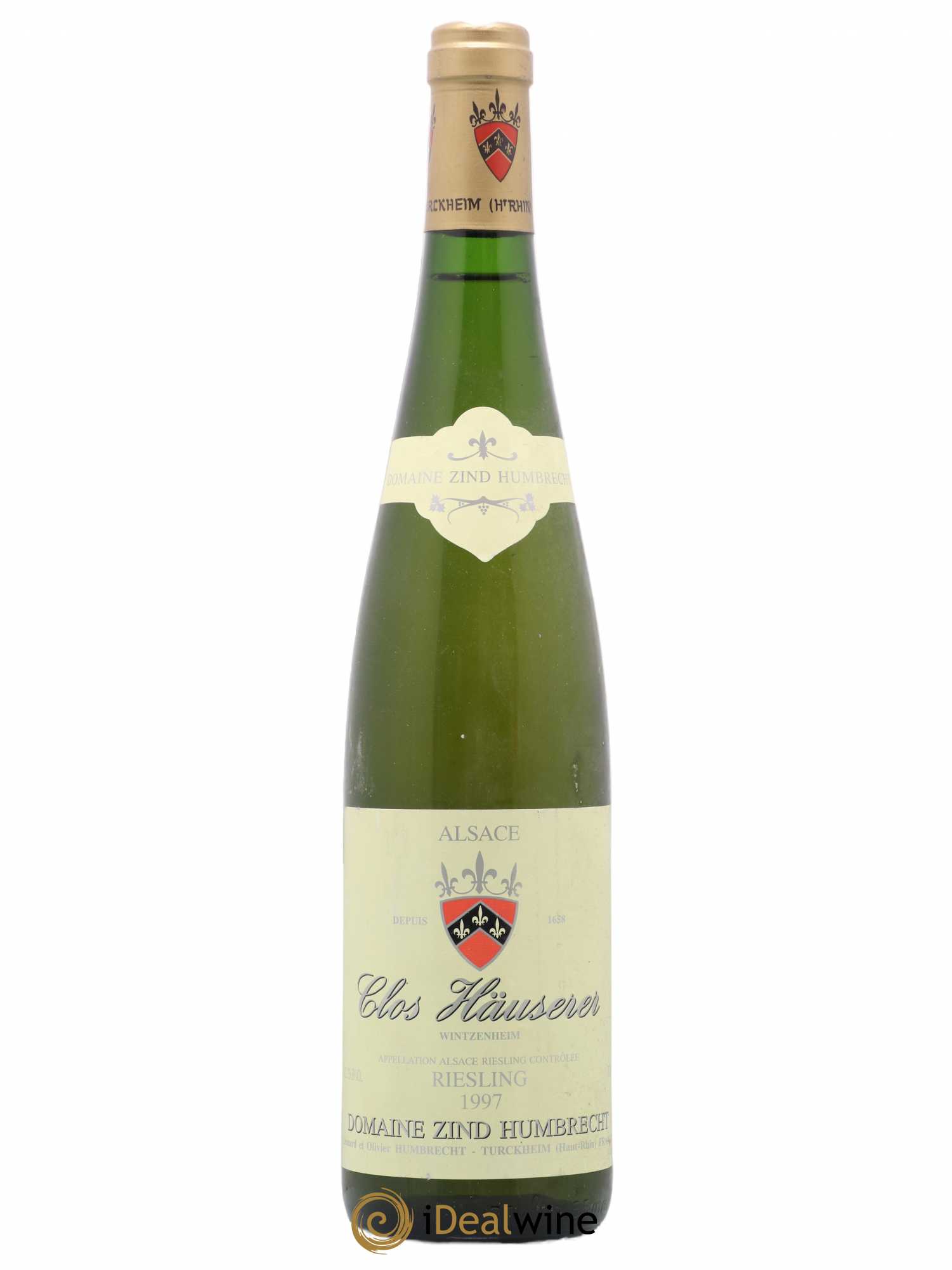 Alsace Riesling Clos Hauserer Zind-Humbrecht (Domaine) 1997 - Lot de 1 bouteille - 0