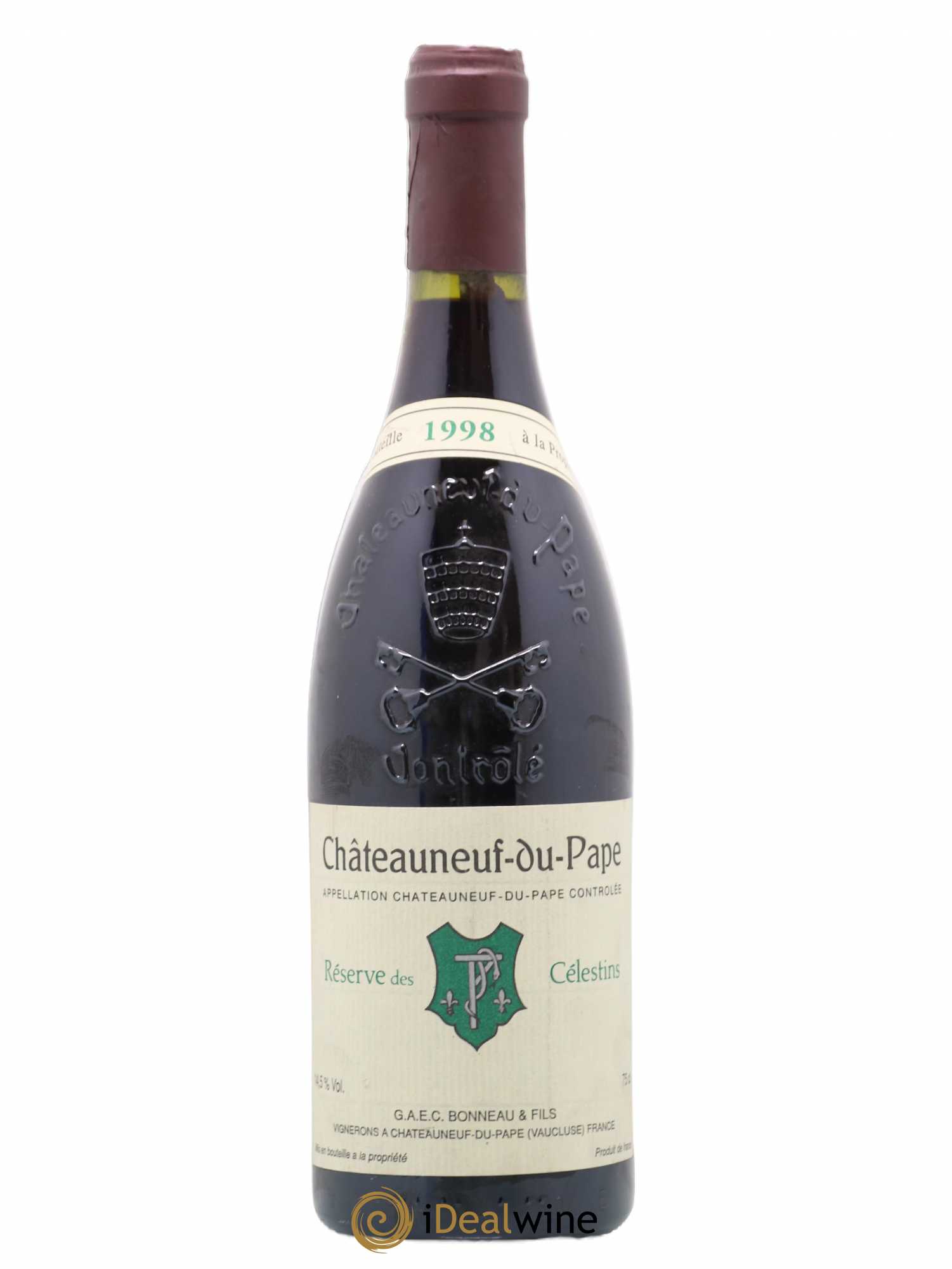 Châteauneuf-du-Pape Réserve des Célestins Henri Bonneau & Fils 1998 - Lot de 1 bouteille - 0
