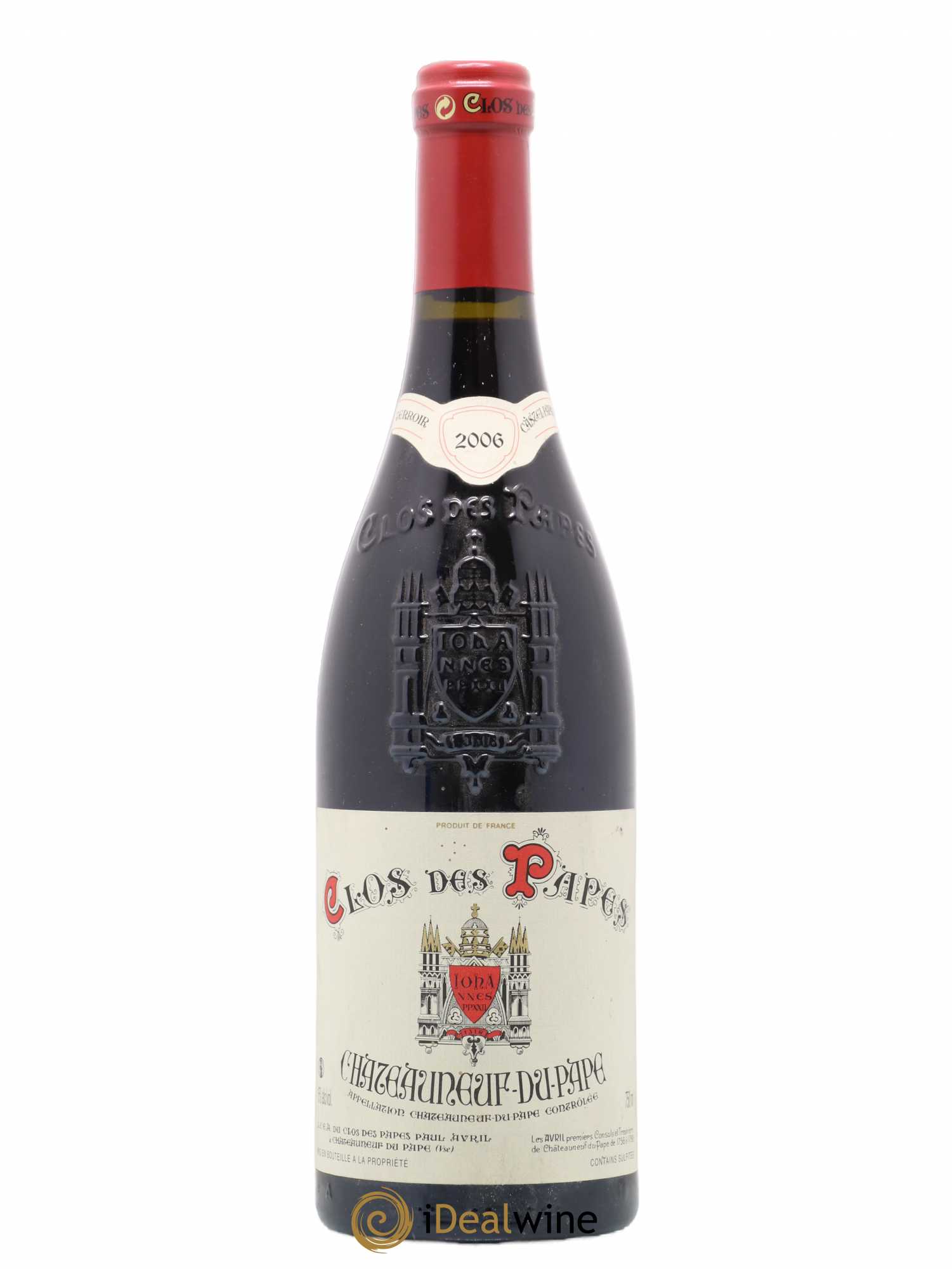 Châteauneuf-du-Pape Clos des Papes - Paul Avril 2006 - Lot de 1 bouteille - 0