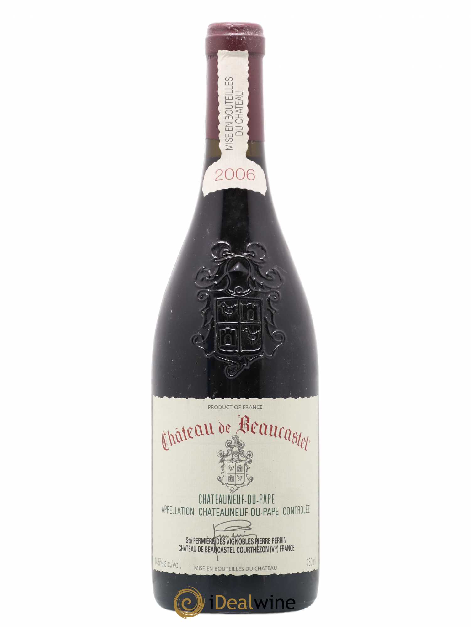 Châteauneuf-du-Pape Château de Beaucastel Famille Perrin 2006 - Lot de 1 bouteille - 0
