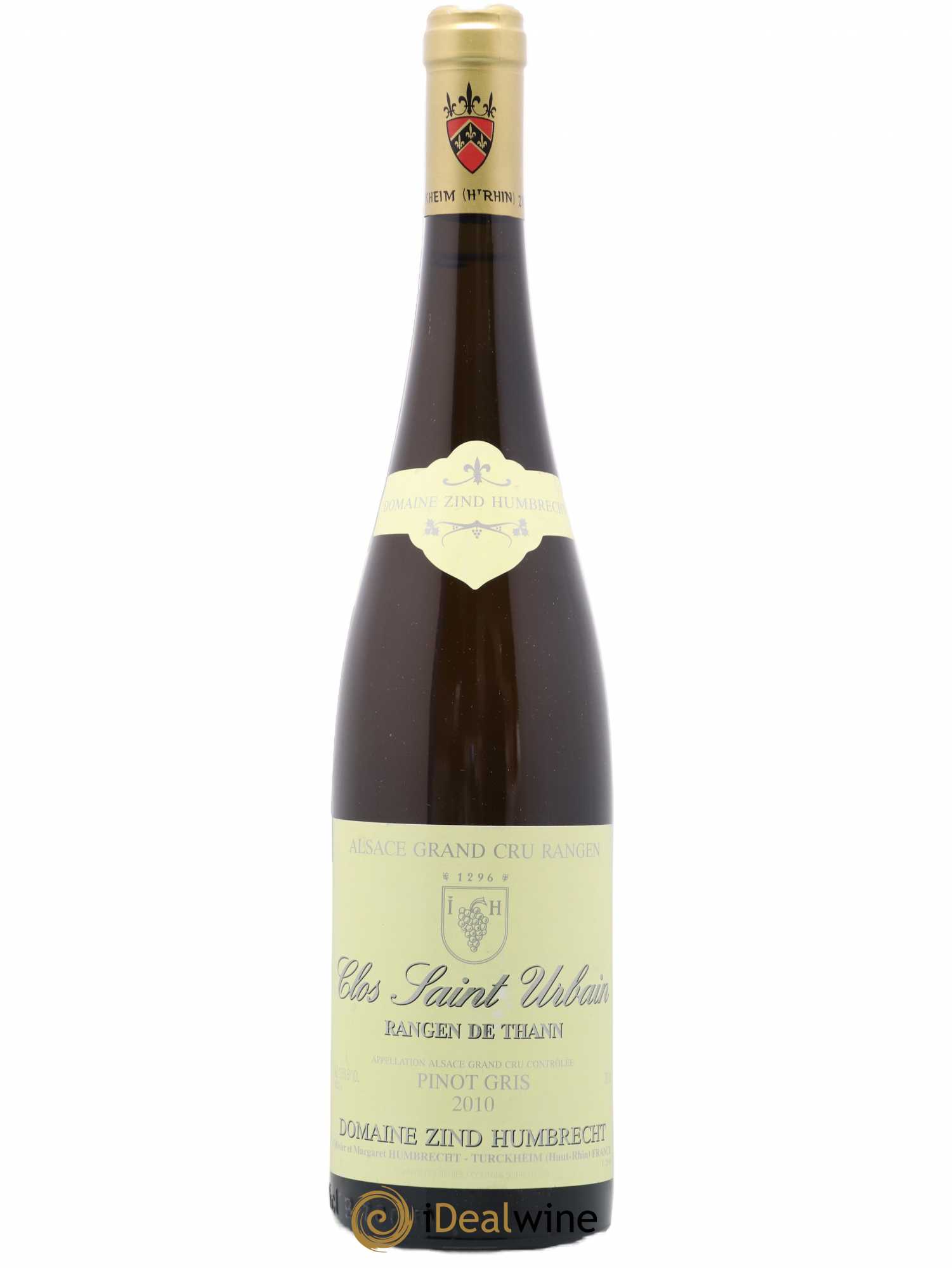 Alsace Pinot Gris Grand Cru Rangen de Thann Clos Saint-Urbain Zind-Humbrecht (Domaine) 2010 - Lot de 1 bouteille - 0