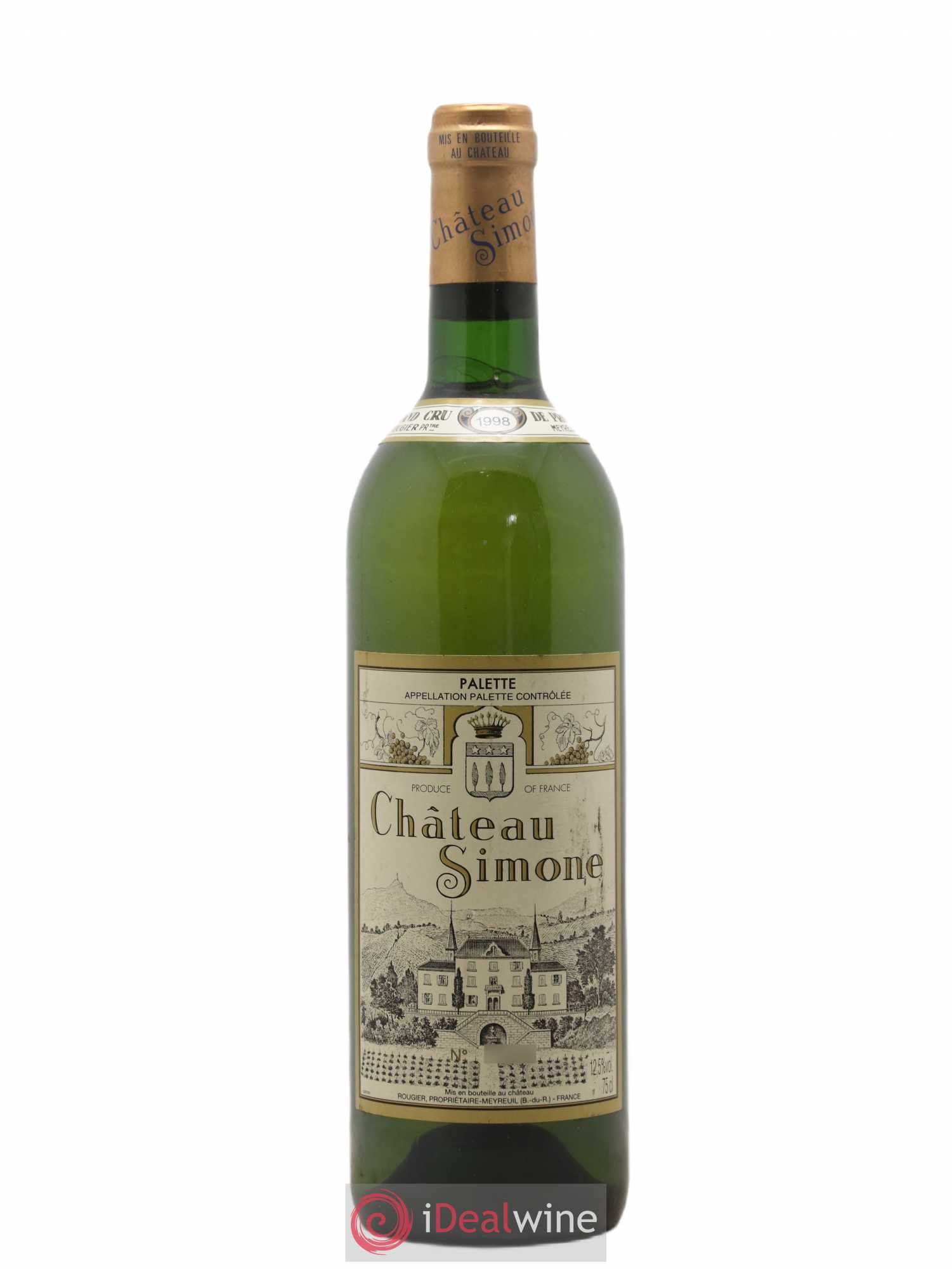 Palette Château Simone Famille Rougier 1998 - Posten von 1 Flasche - 0