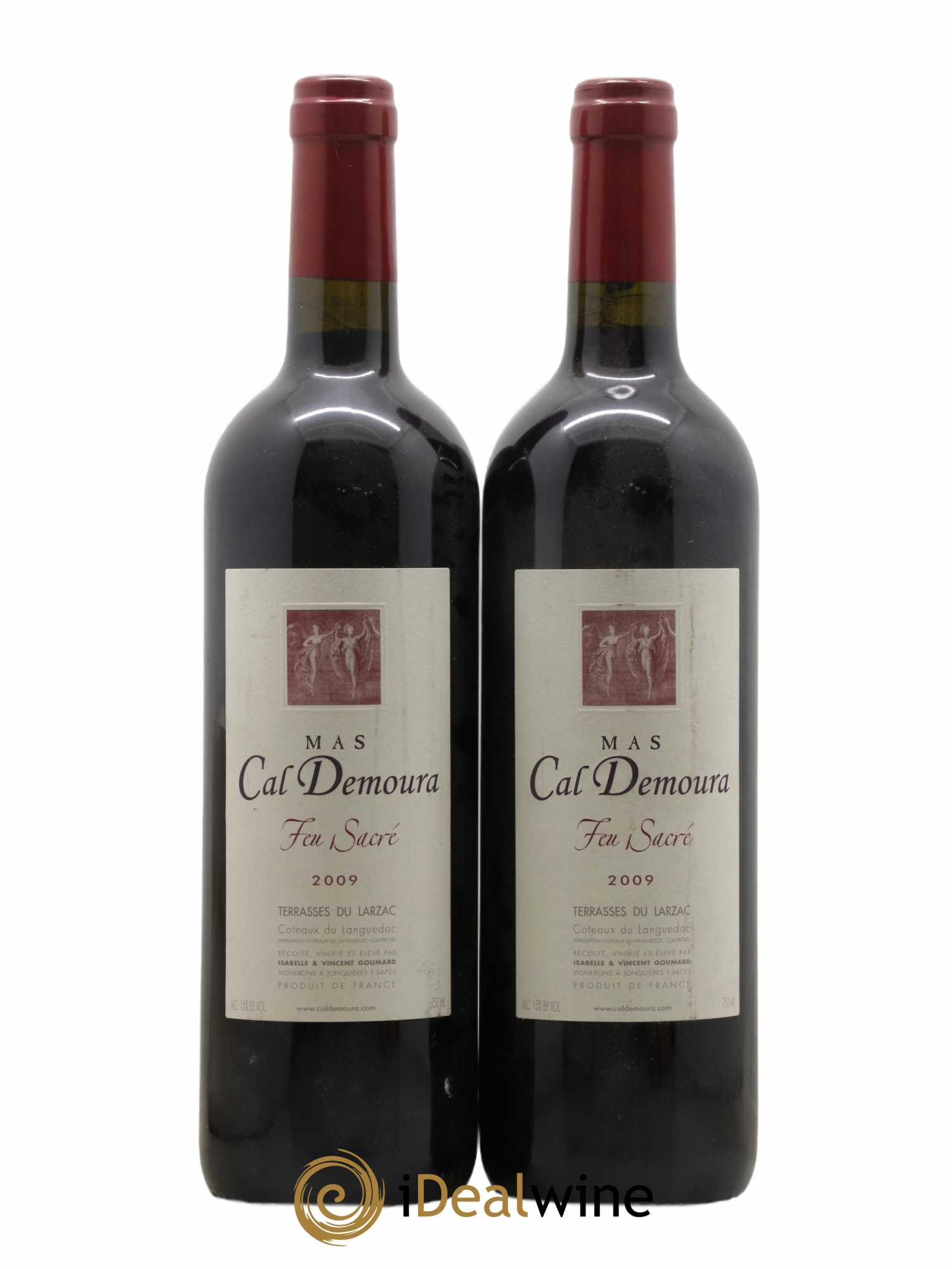 Coteaux du Languedoc Terrasses du Larzac Feu Sacré Cal del Moura 2009 - Posten von 2 Flaschen - 0