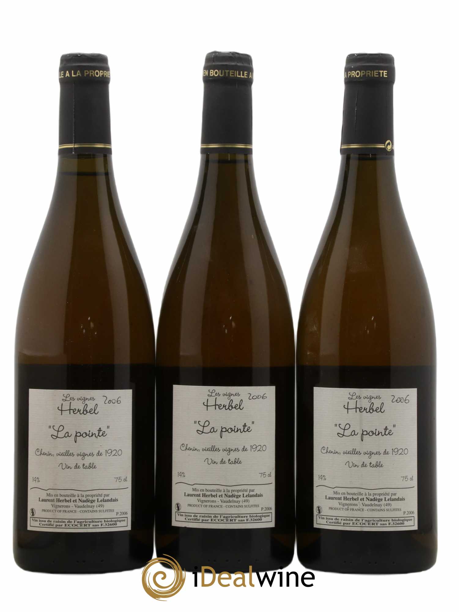 Vin de France La Pointe Domaine Herbel 2006 - Posten von 3 Flaschen - 1