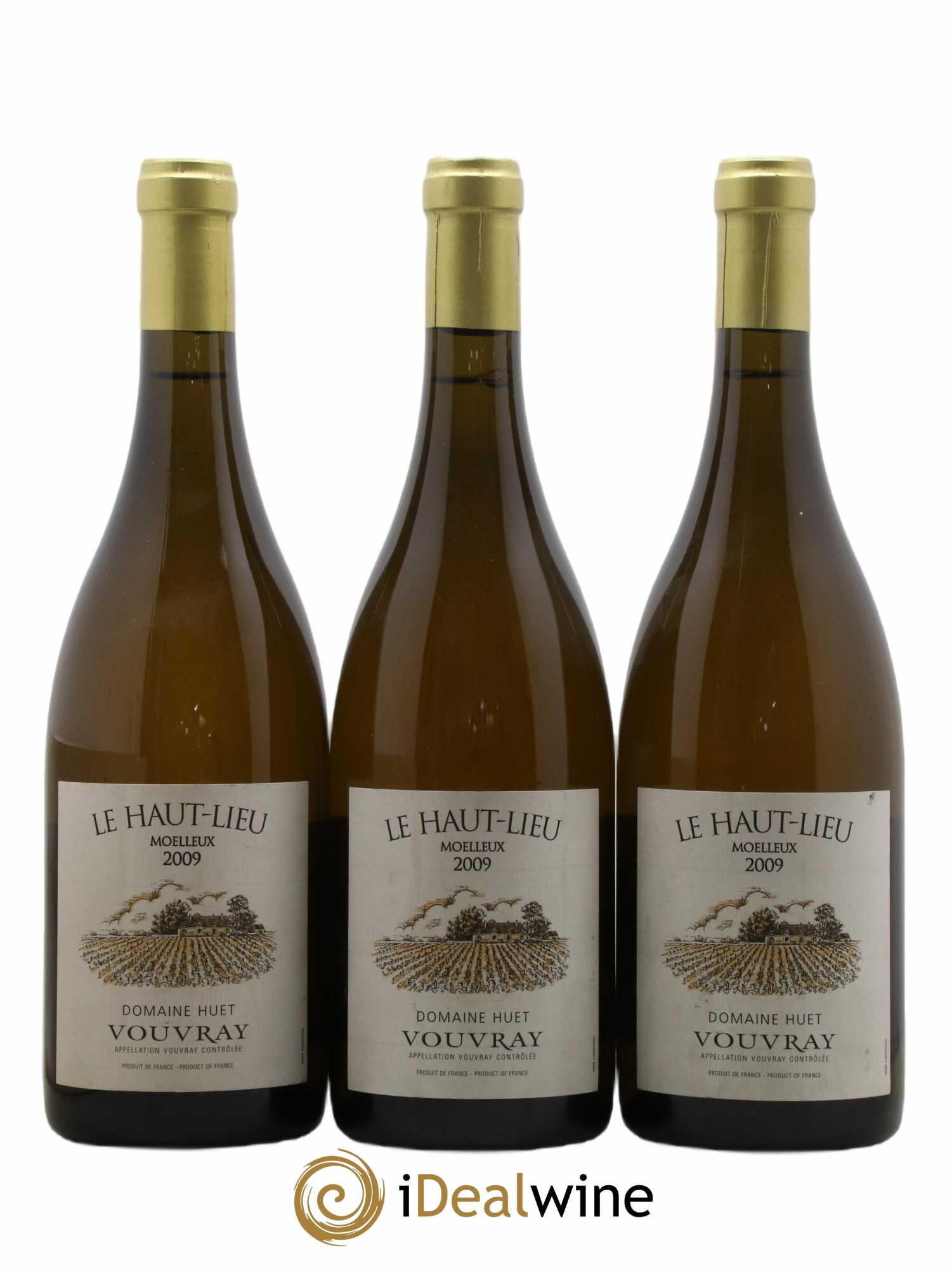 Vouvray Le Haut-Lieu Moelleux Domaine Huet 2009 - Lotto di 3 bottiglie - 0
