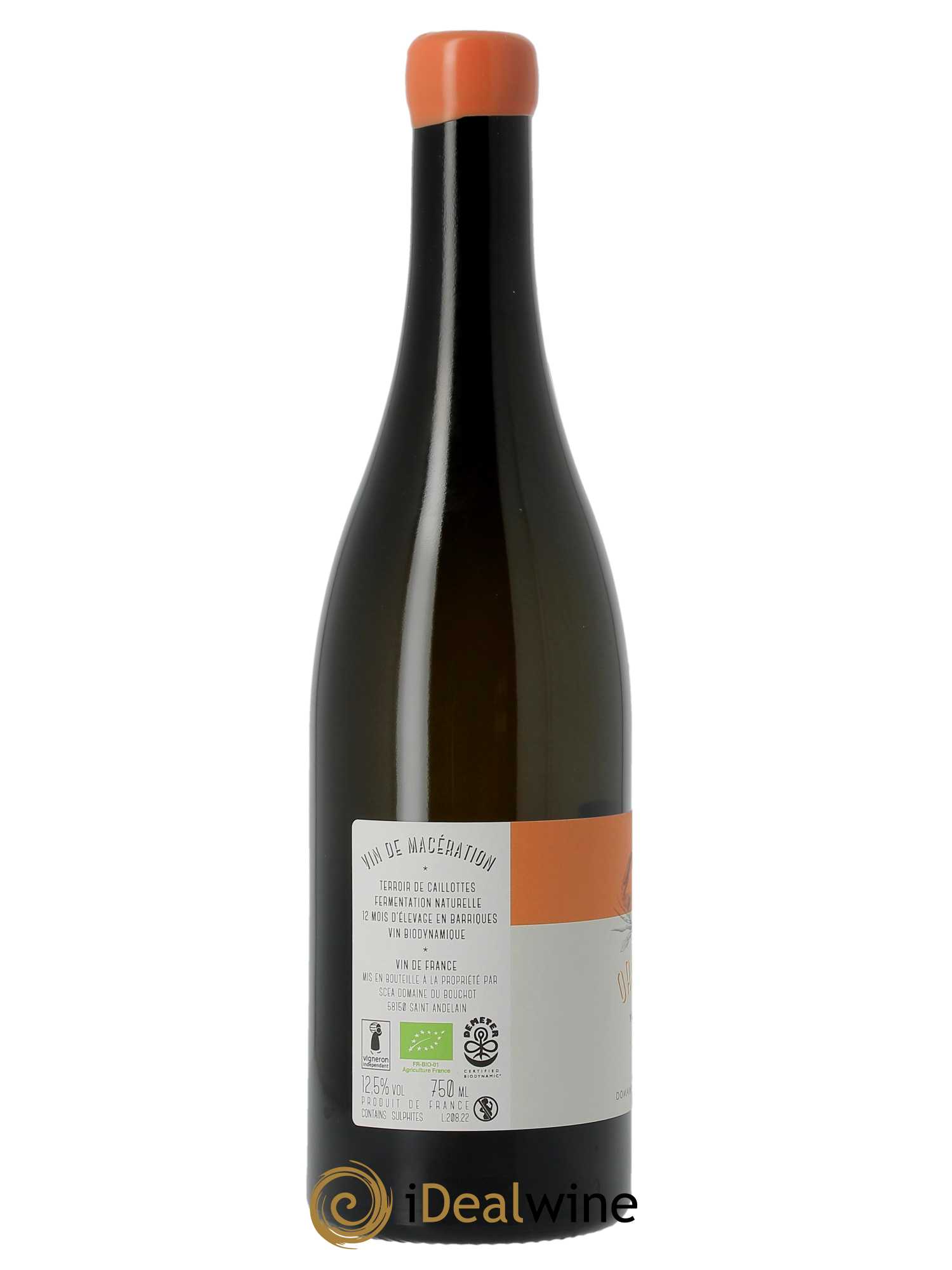 Vin de France Orange Domaine du Bouchot 2021 - Lot de 1 bouteille - 1