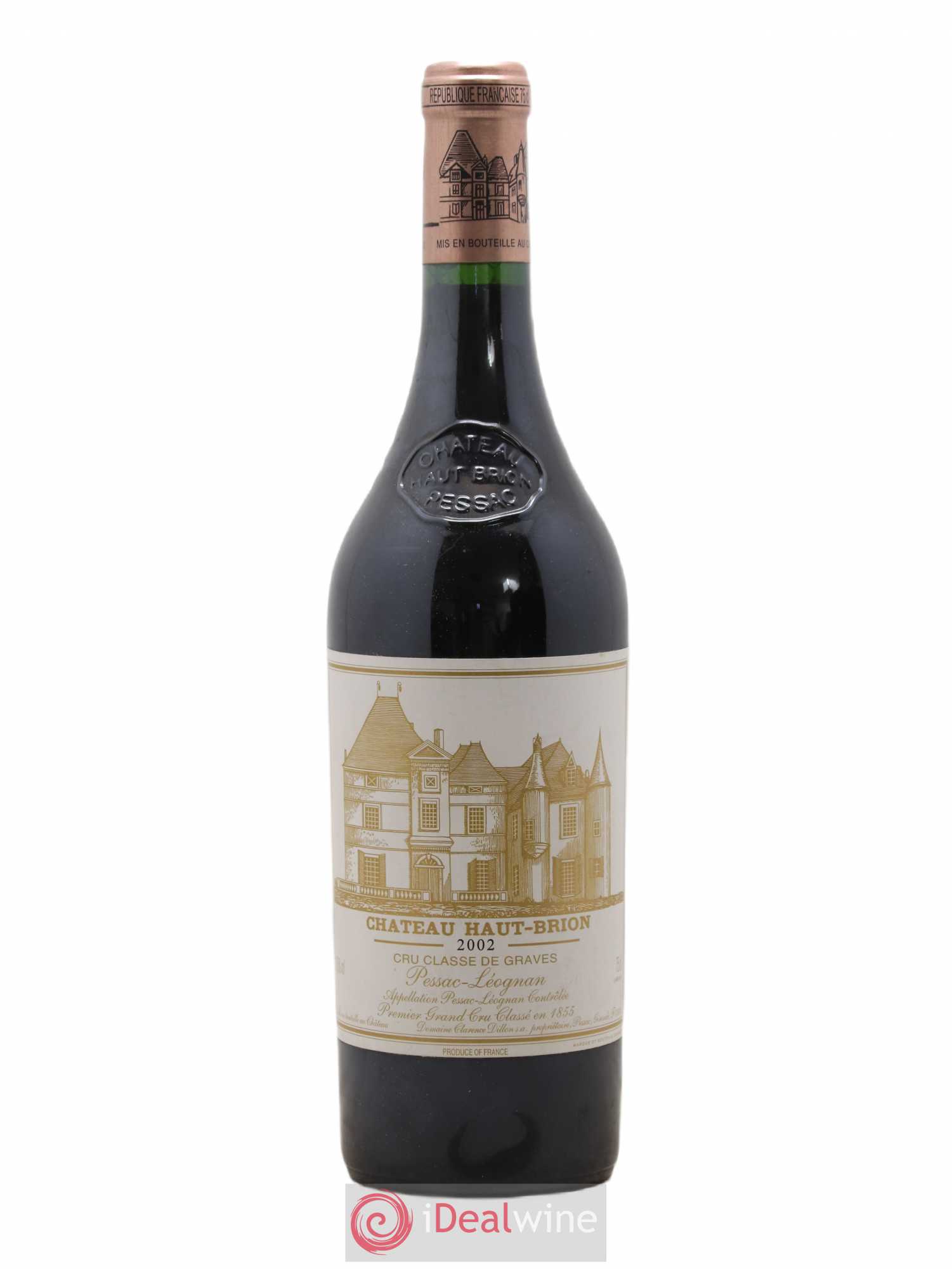 Château Haut Brion 1er Grand Cru Classé 2002 - Lot de 1 bouteille - 0