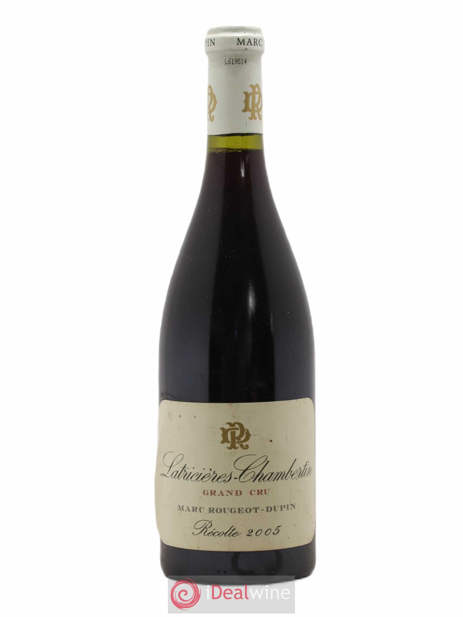 Latricières-Chambertin Grand Cru Marc Rougeot-Dupin 2005 - Lot de 1 bouteille - 0