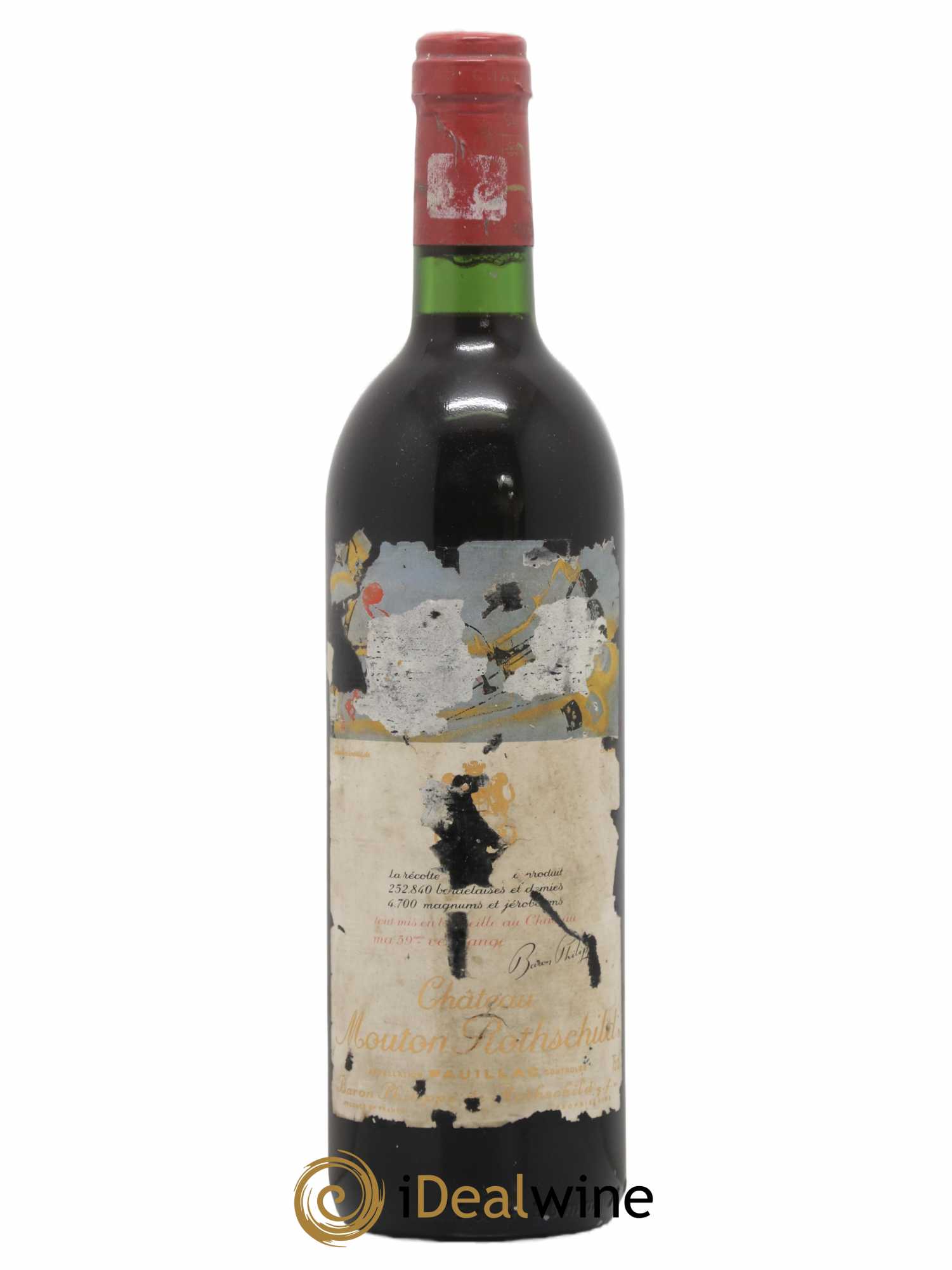Château Mouton Rothschild 1er Grand Cru Classé 1981 - Lot de 1 bouteille - 0