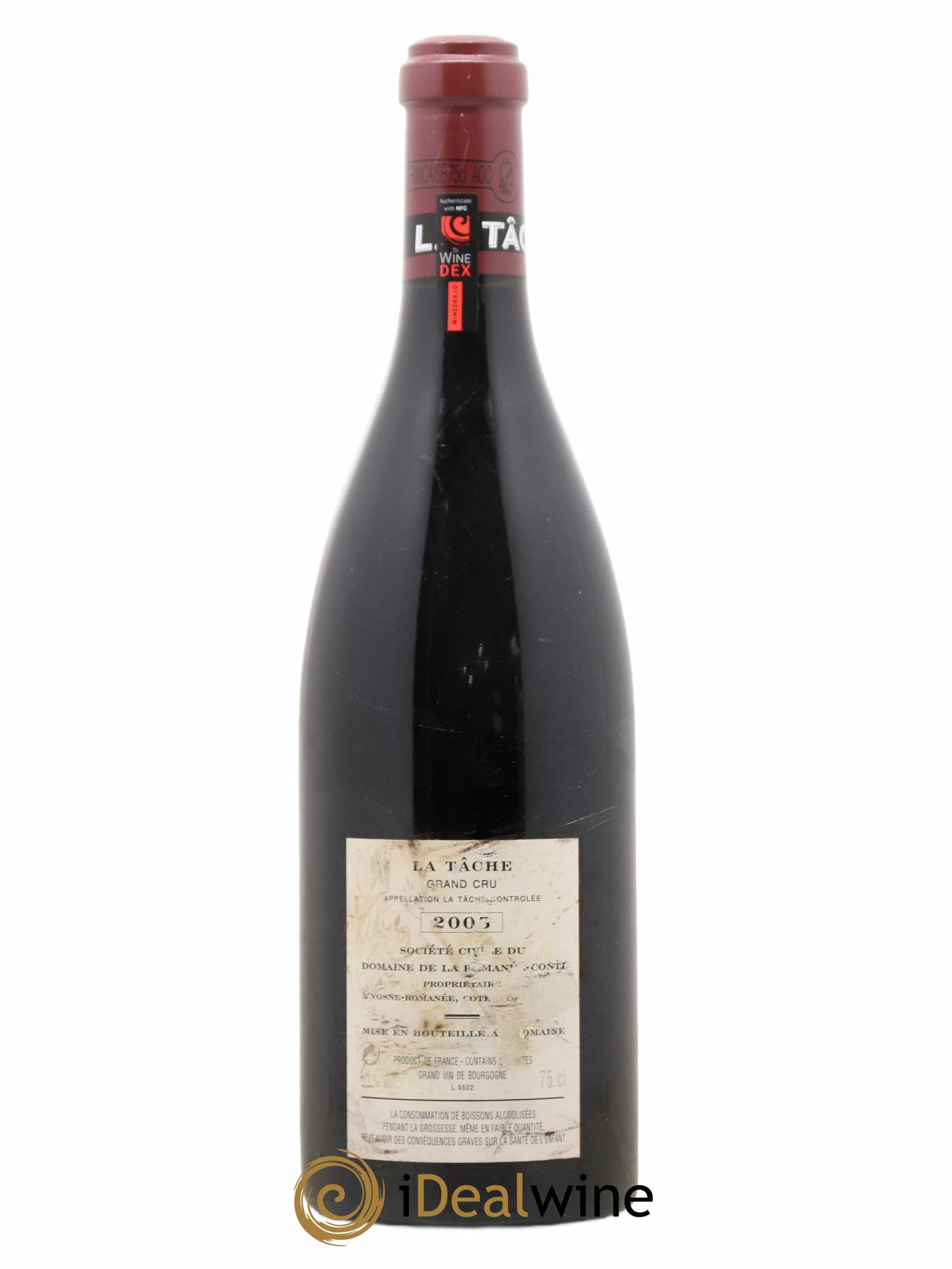 La Tâche Grand Cru Domaine de la Romanée-Conti 2005 - Lot de 1 bouteille - 1