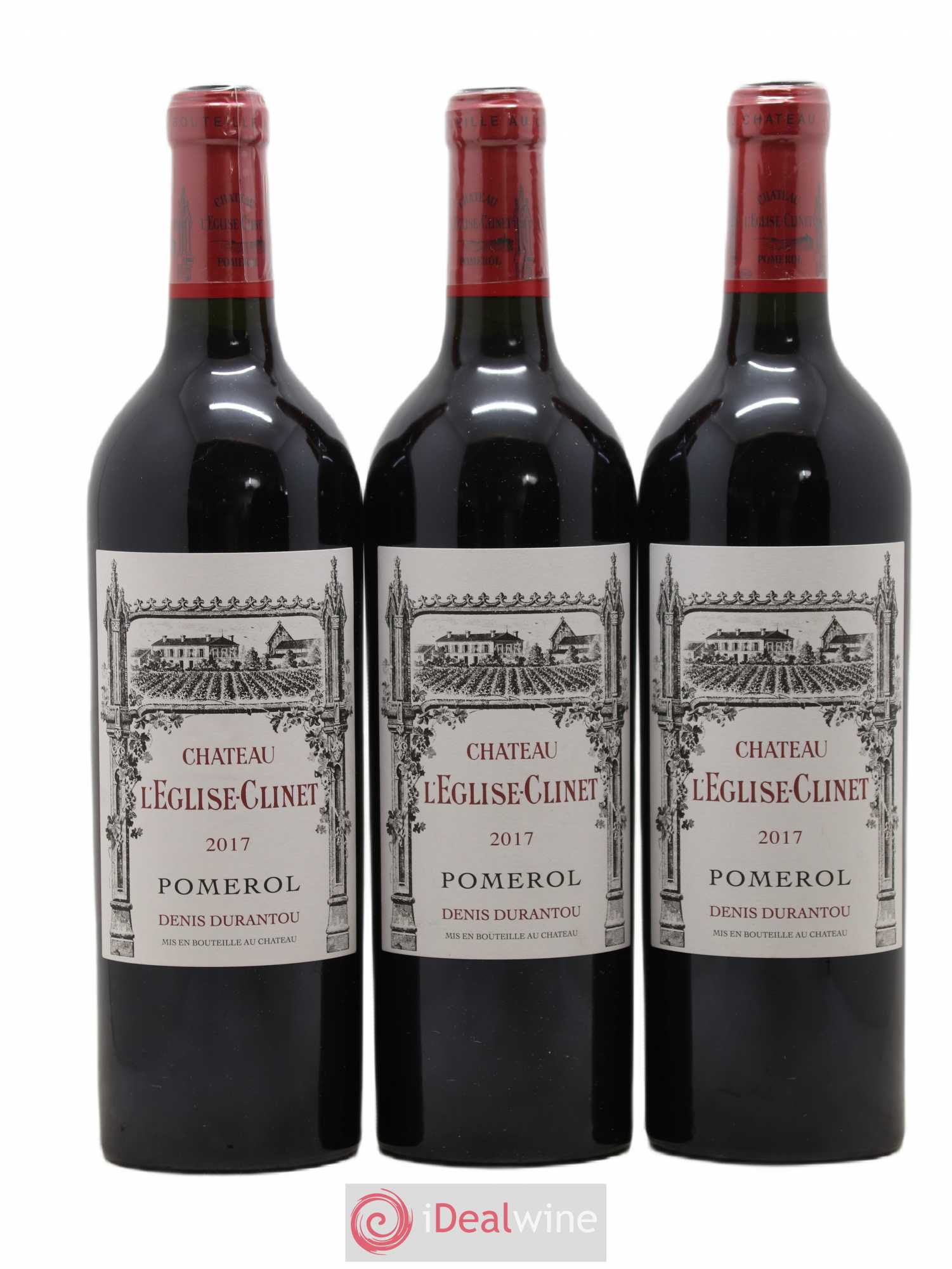 Château l' Église Clinet 2017 - Lot de 3 bouteilles - 0