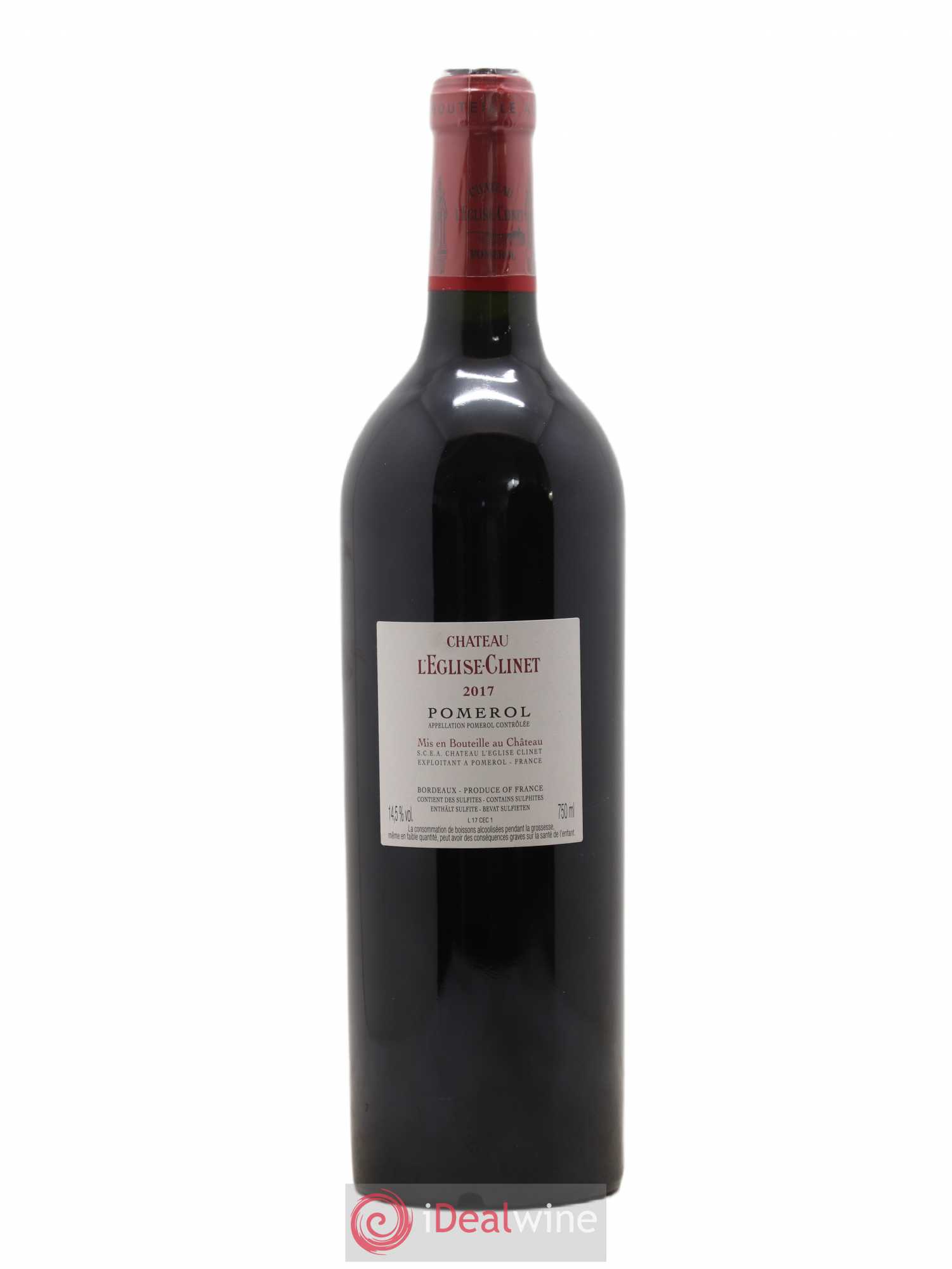 Château l' Église Clinet 2017 - Lot de 1 bouteille - 1