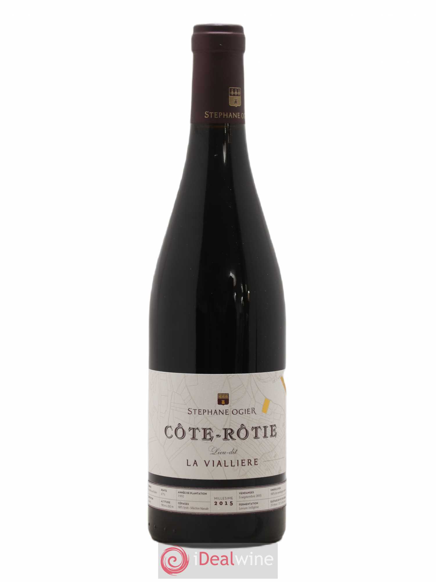 Côte-Rôtie Viallière Stéphane Ogier 2015 - Lot de 1 bouteille - 0