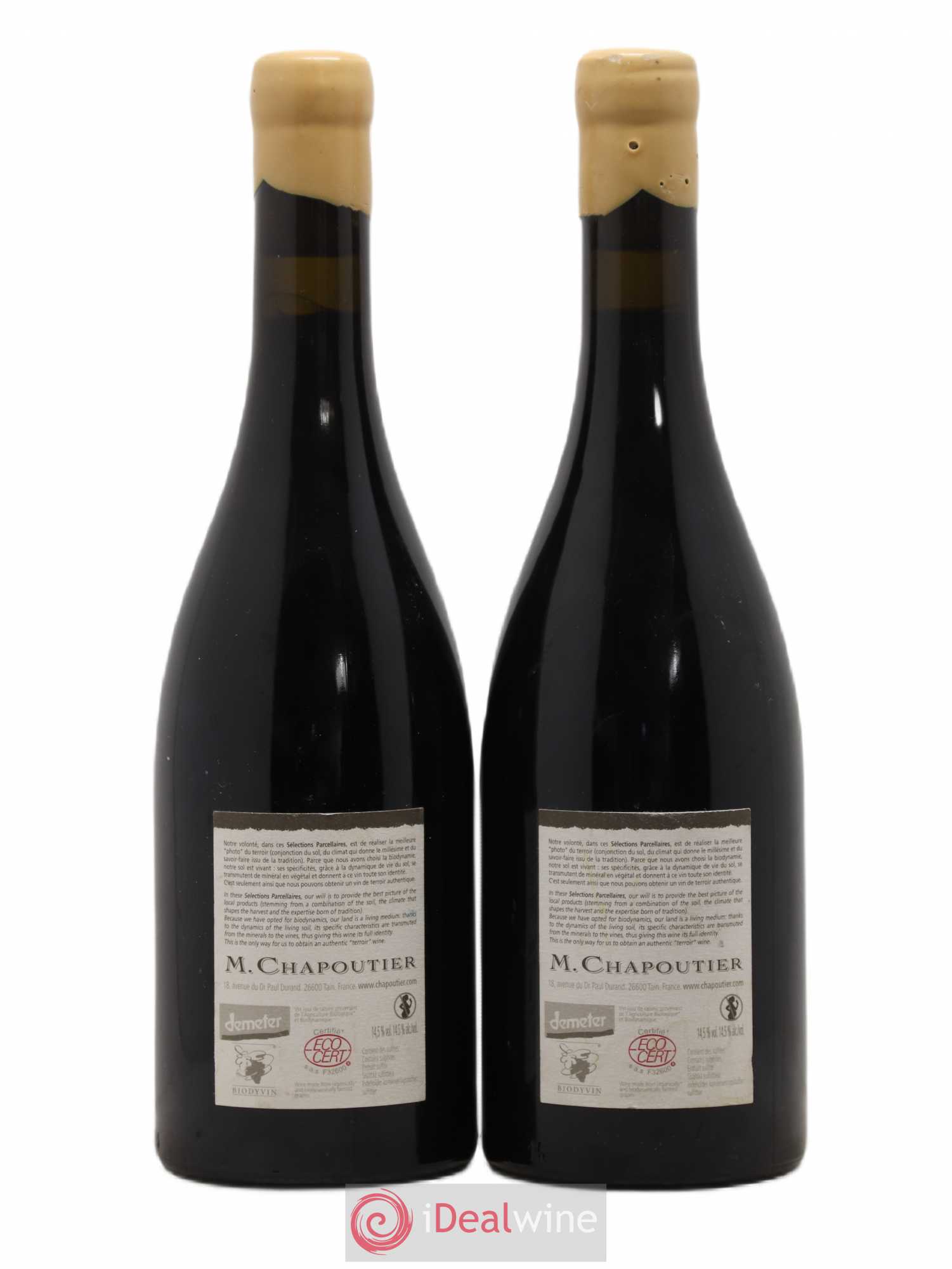 Hermitage Ermitage Le Pavillon Chapoutier 2006 - Lot de 2 bouteilles - 1