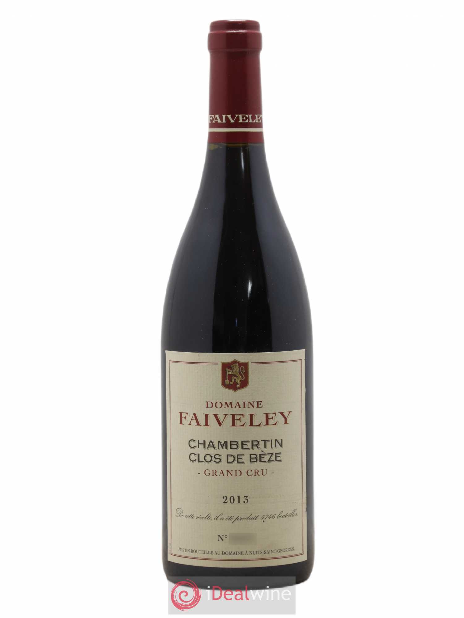 Chambertin Clos de Bèze Grand Cru Faiveley 2013 - Lot de 1 bouteille - 0