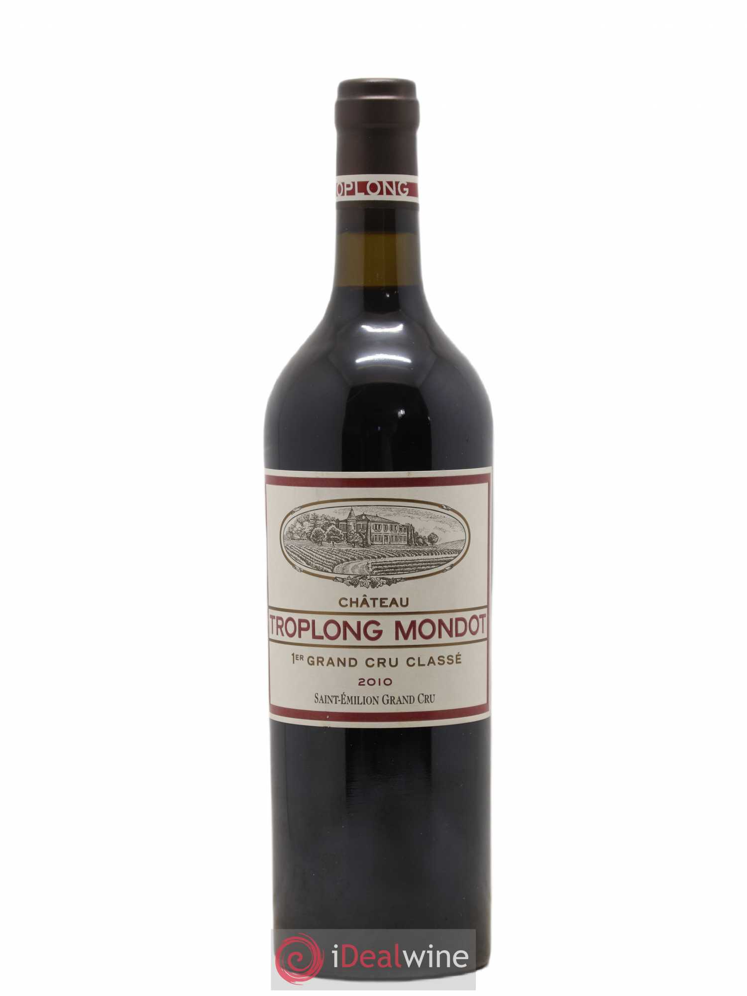 Château Troplong Mondot 1er Grand Cru Classé B 2010 - Lot de 1 bouteille - 0