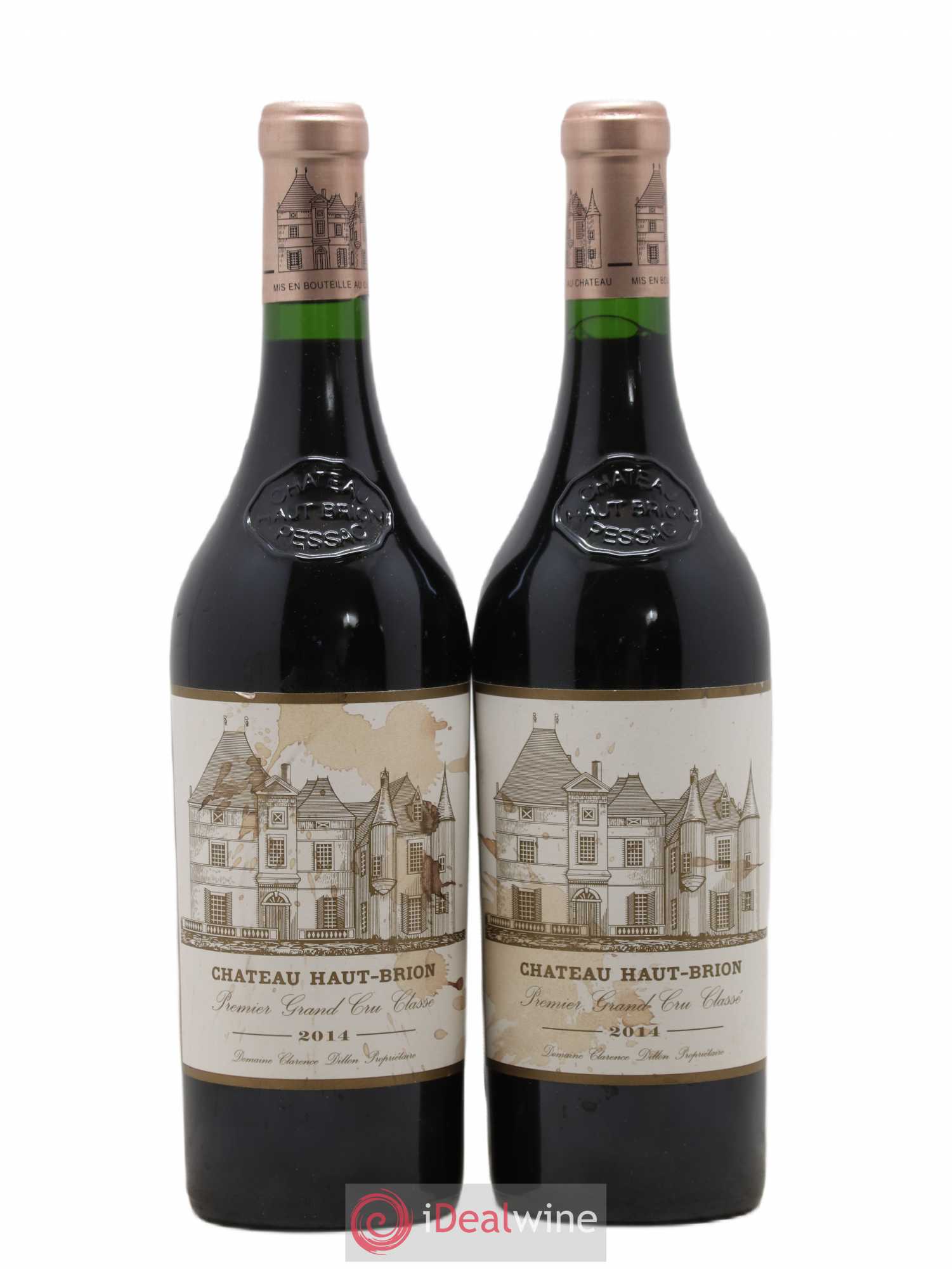 Château Haut Brion 1er Grand Cru Classé 2014 - Lot de 2 bouteilles - 0