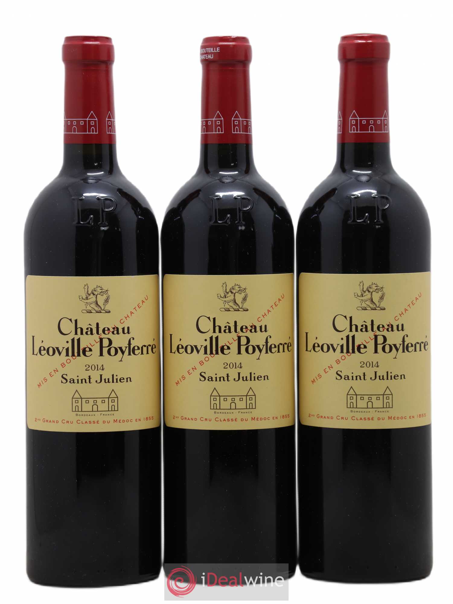 Château Léoville Poyferré 2ème Grand Cru Classé 2014 - Lot de 3 bouteilles - 0