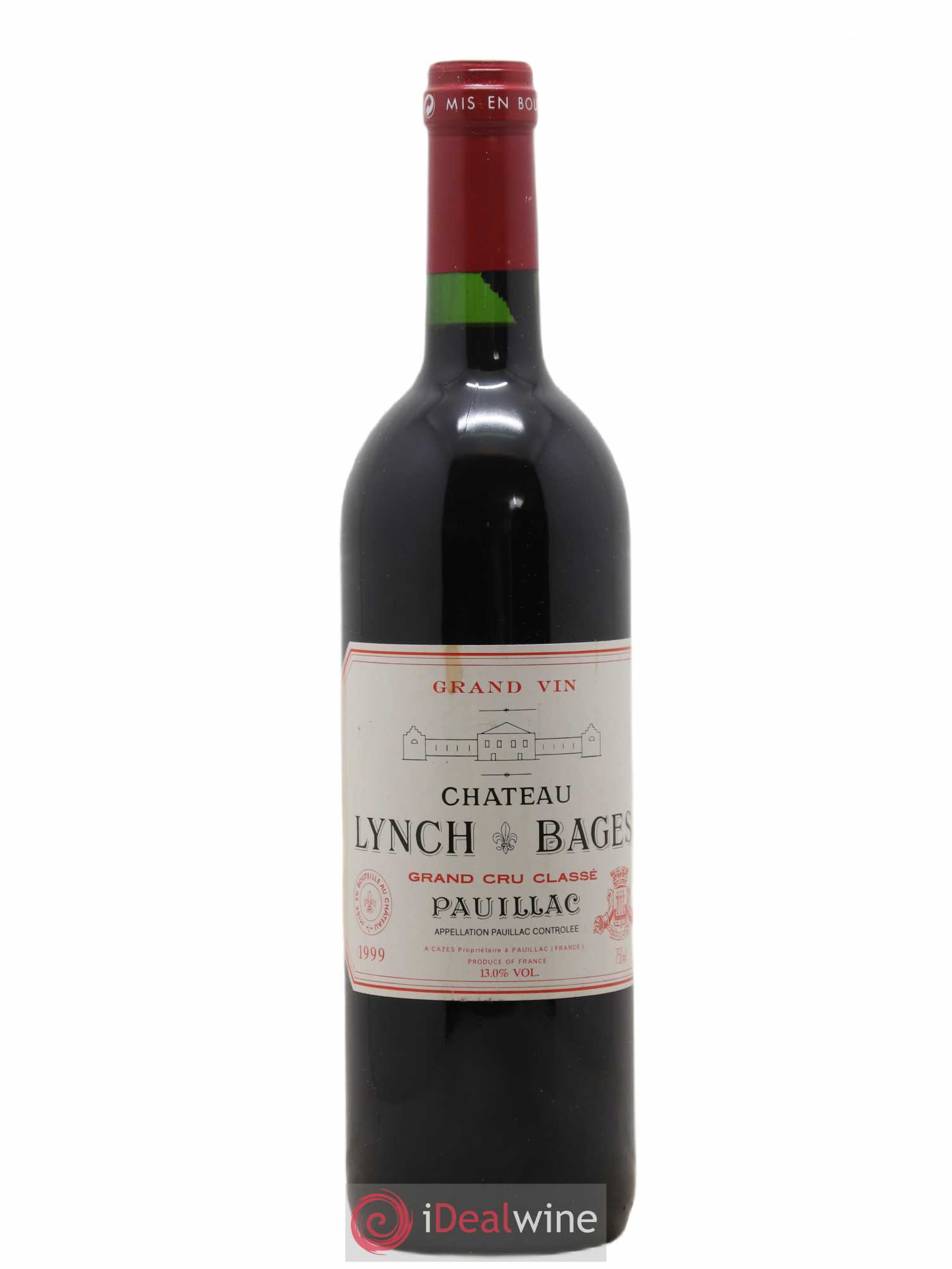 Château Lynch Bages 5ème Grand Cru Classé 1999 - Lot de 1 bouteille - 0