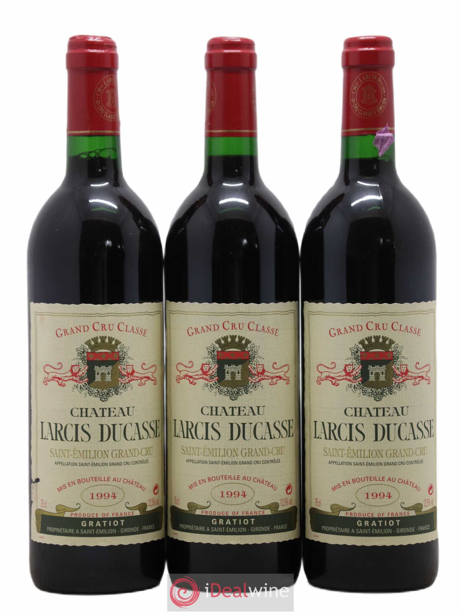 Château Larcis Ducasse 1er Grand Cru Classé B 1994 - Lot de 6 bouteilles - 2