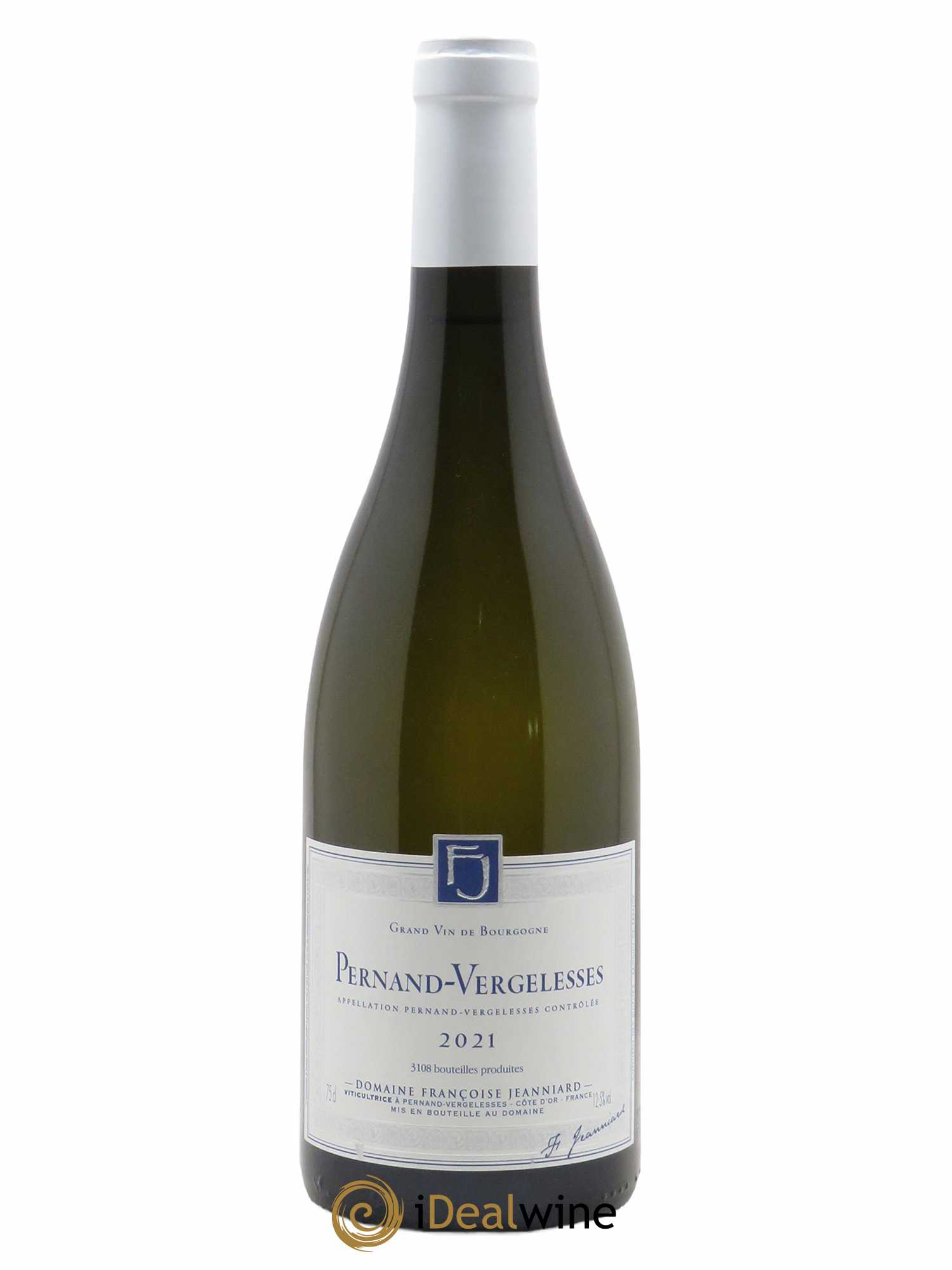 Pernand-Vergelesses Françoise Jeanniard  2021 - Lot of 1 bottle - 0