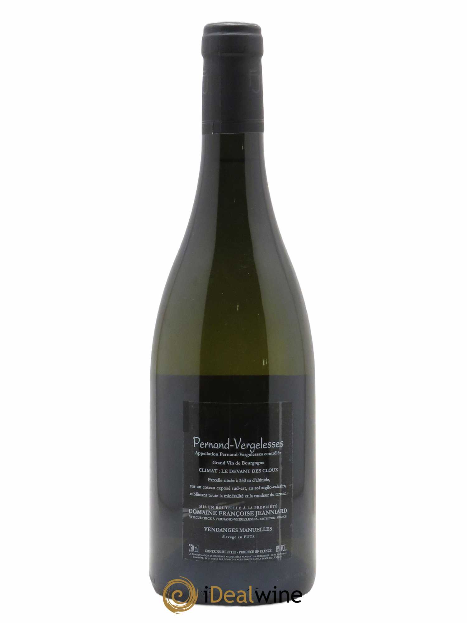 Pernand-Vergelesses Cuvée Alexandra Le Devant des Cloux Françoise Jeanniard 2020 - Lot of 1 bottle - 1