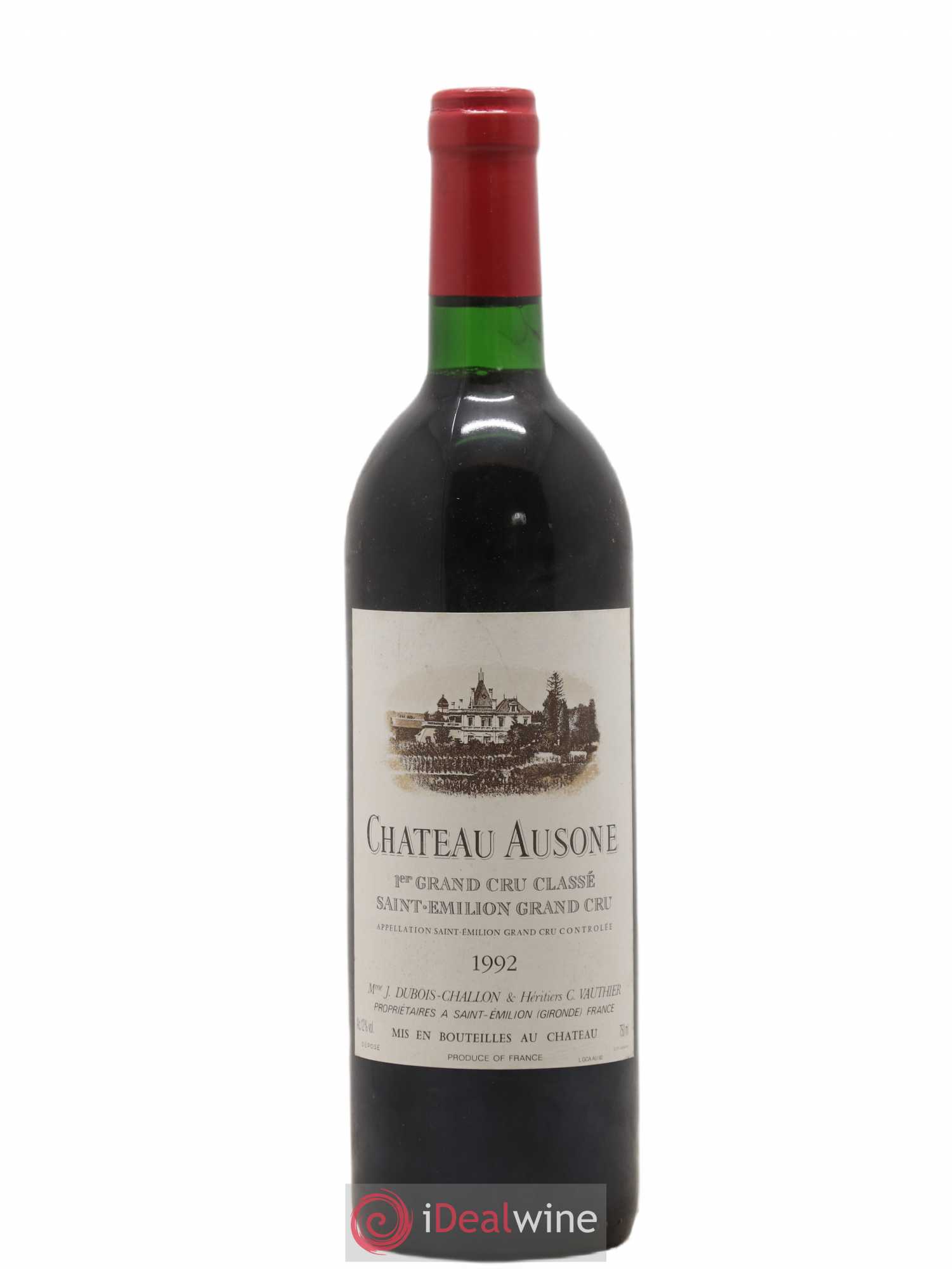 Château Ausone 1er Grand Cru Classé A 1992 - Lot de 1 bouteille - 0
