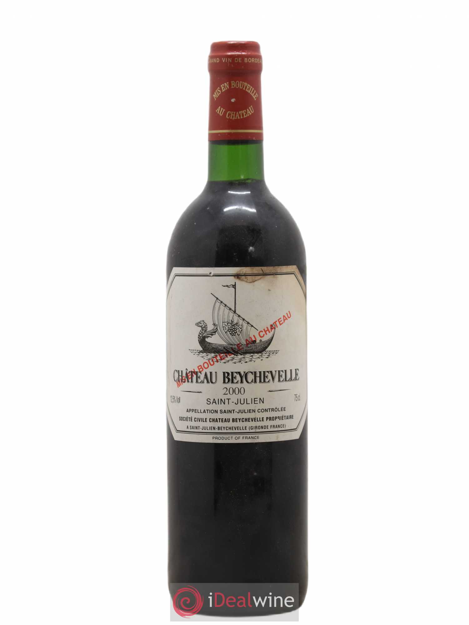 Château Beychevelle 4ème Grand Cru Classé 2000 - Lot de 1 bouteille - 0