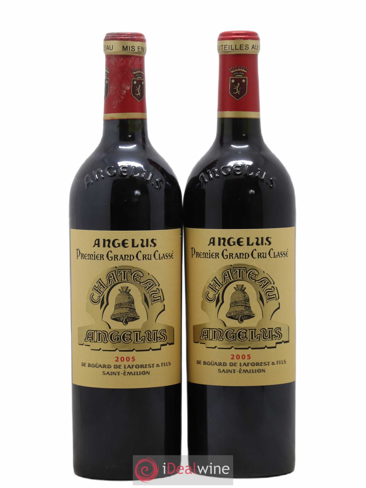 Château Angélus 1er Grand Cru Classé A 2005 - Lot de 2 bouteilles - 0