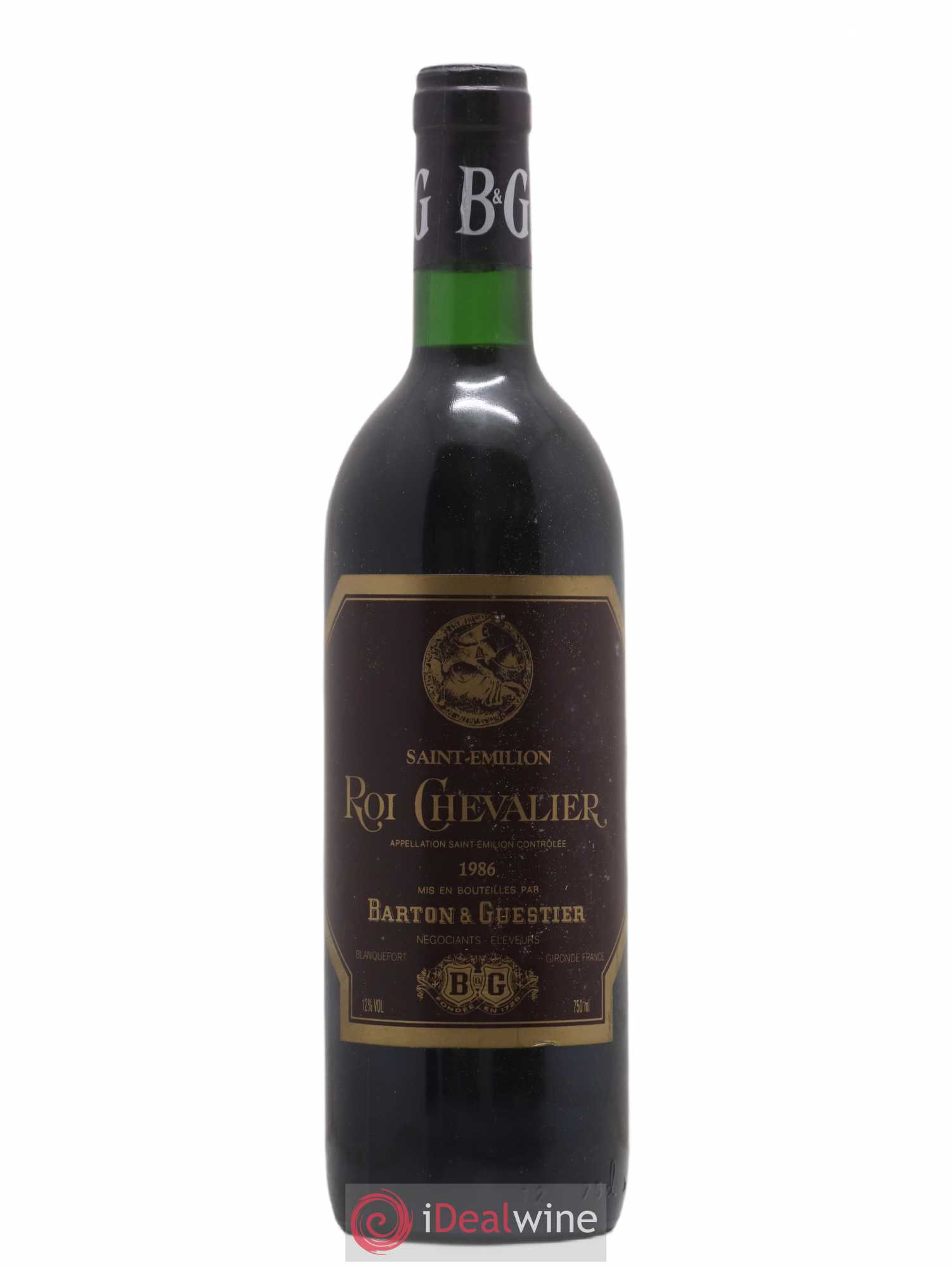 Saint-Émilion Roy Chevalier 1986 - Posten von 1 Flasche - 0