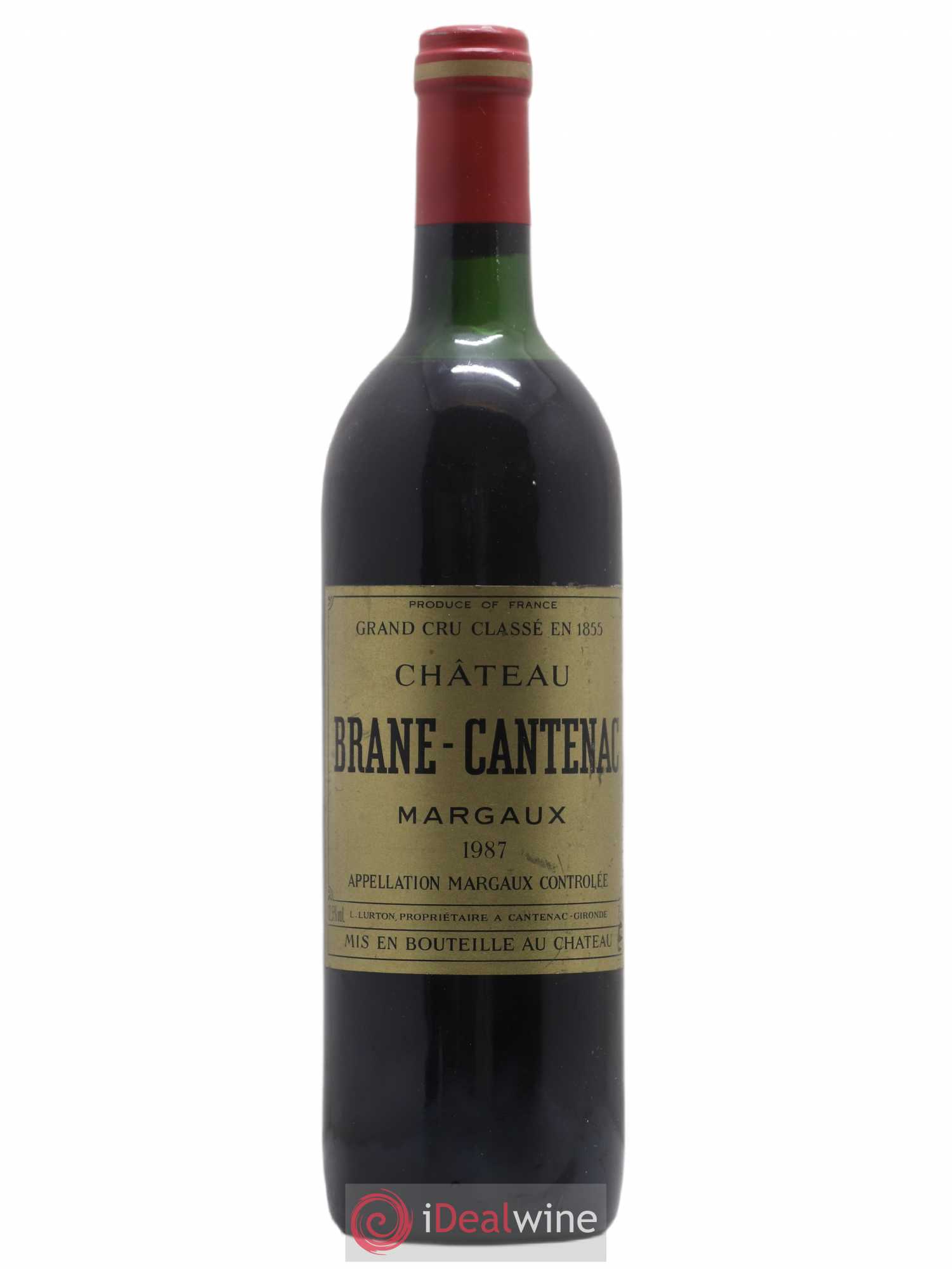Château Brane Cantenac 2ème Grand Cru Classé 1987 - Lot de 1 bouteille - 0